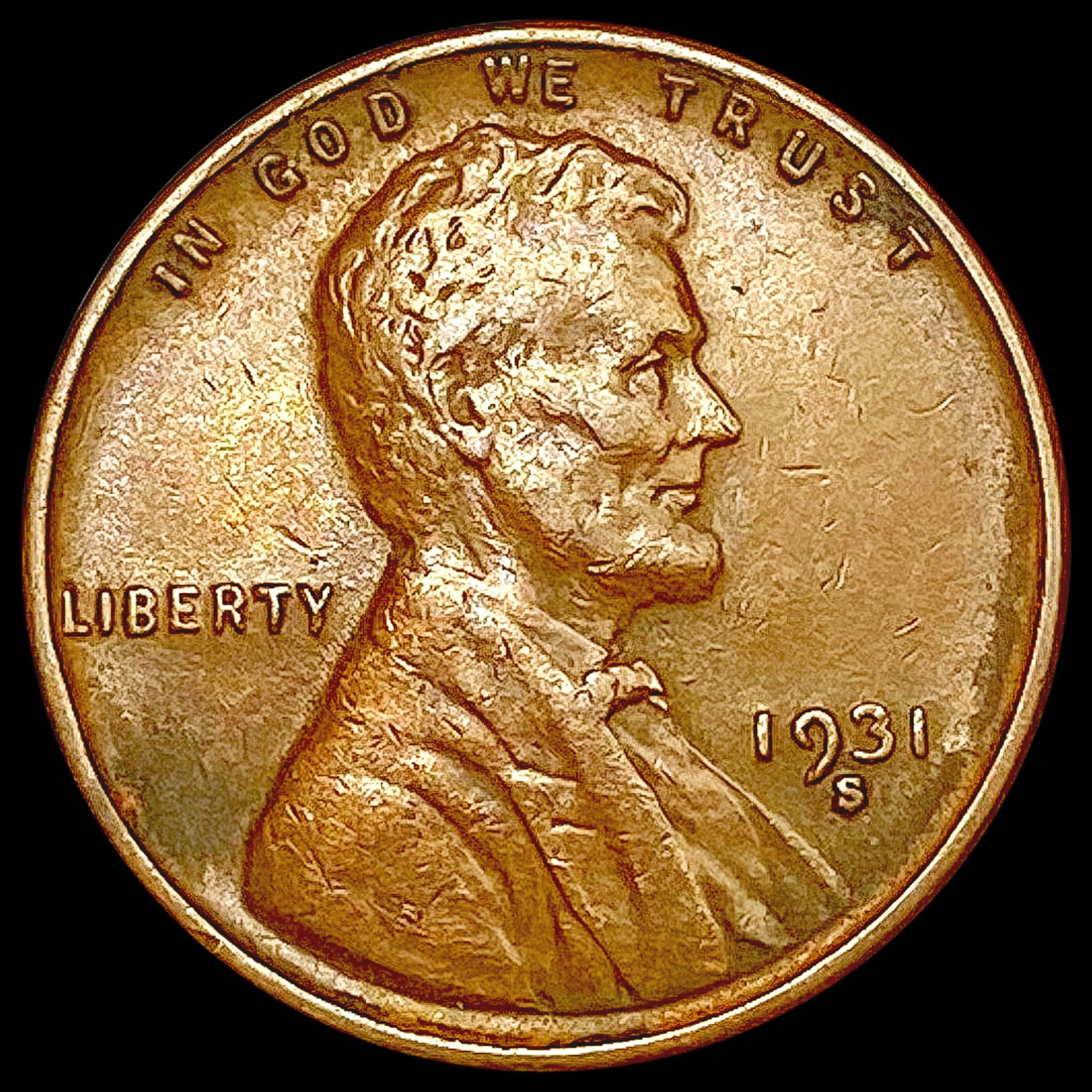 1931-S Wheat Cent CLOSELY UNCIRCULATED (1 of 2)