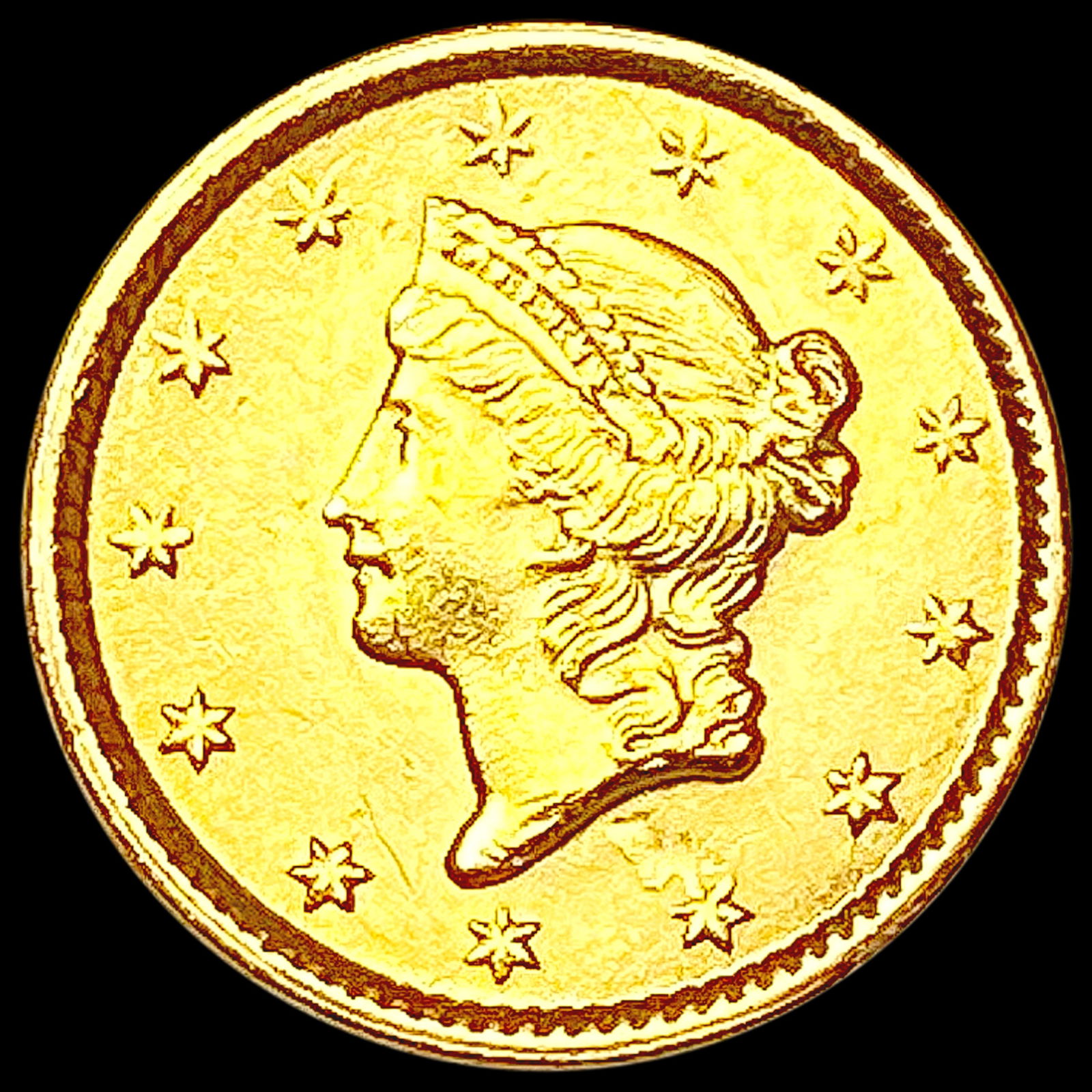1851 Rare Gold Dollar UNCIRCULATED (1 of 2)