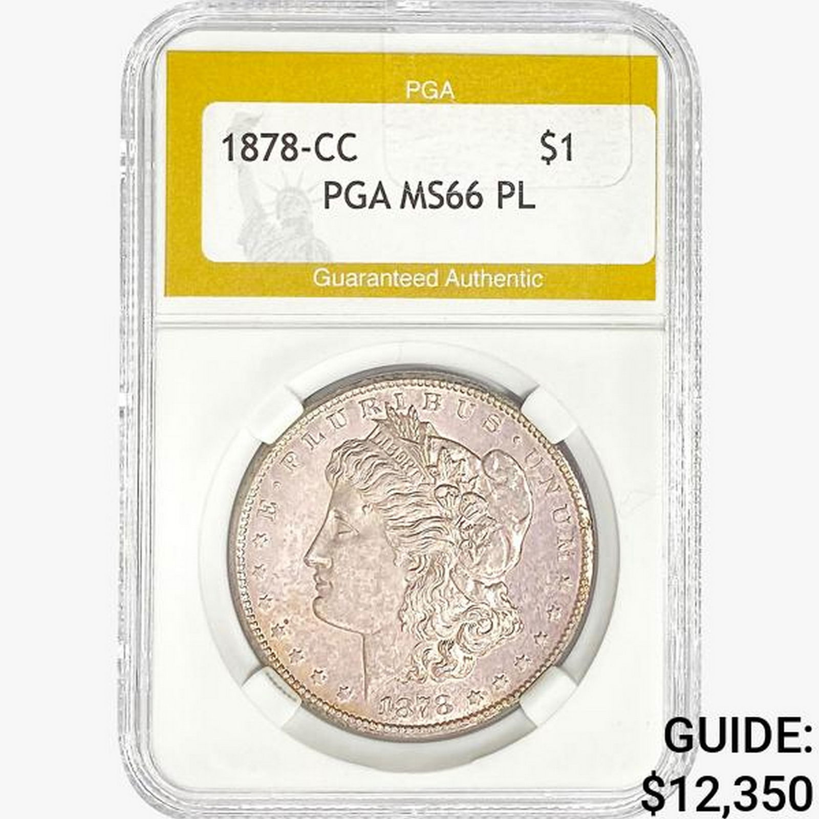 1878-CC Morgan Silver Dollar PGA MS66 PL (1 of 2)