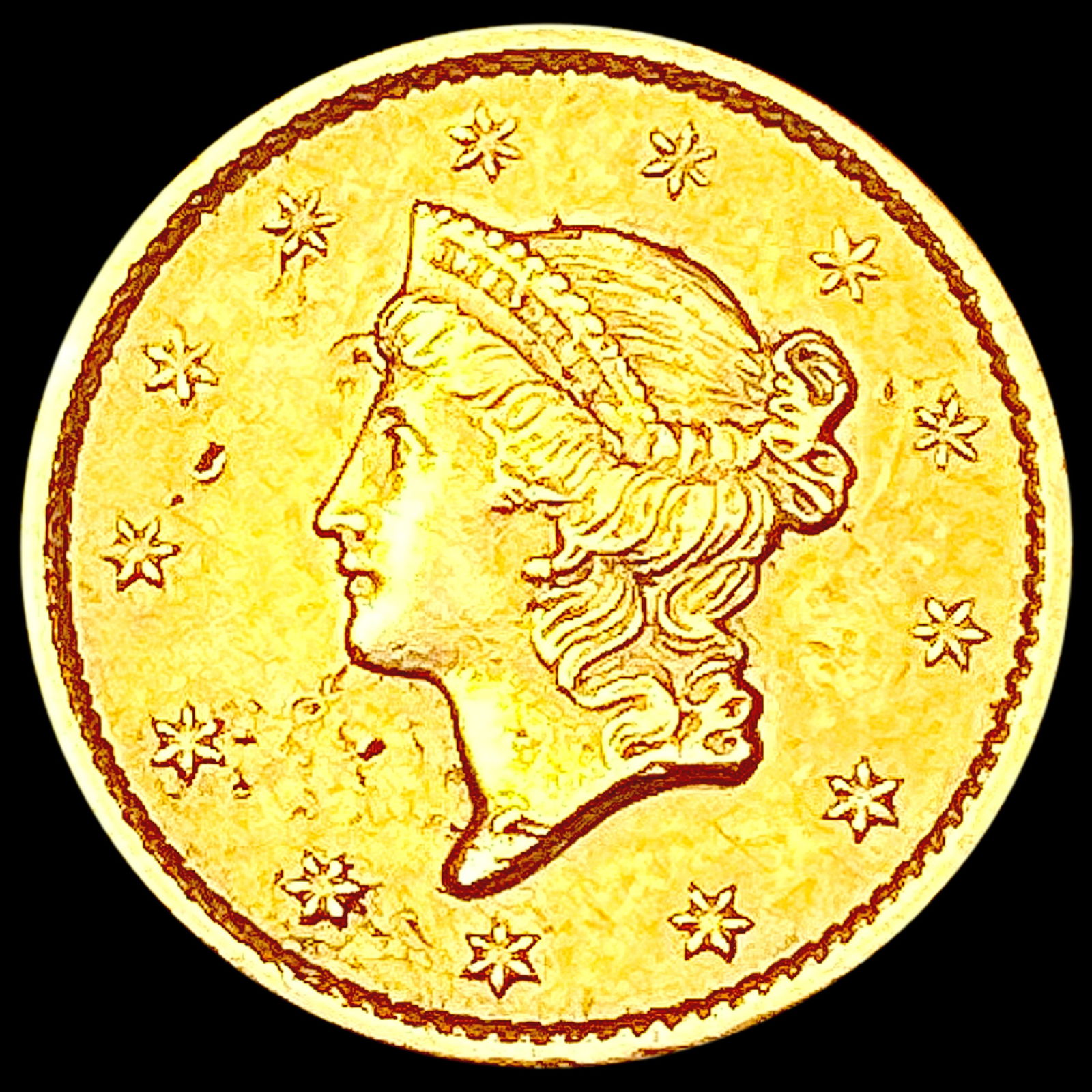 1852 Rare Gold Dollar CLOSELY UNCIRCULATED (1 of 2)