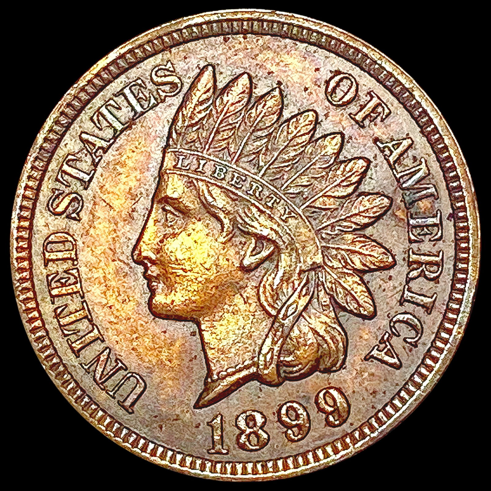 1899 Indian Head Cent CHOICE BU (1 of 2)