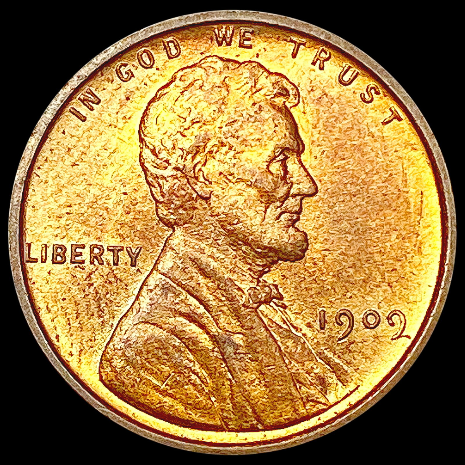 1909 VDB RB Wheat Cent CHOICE BU (1 of 2)