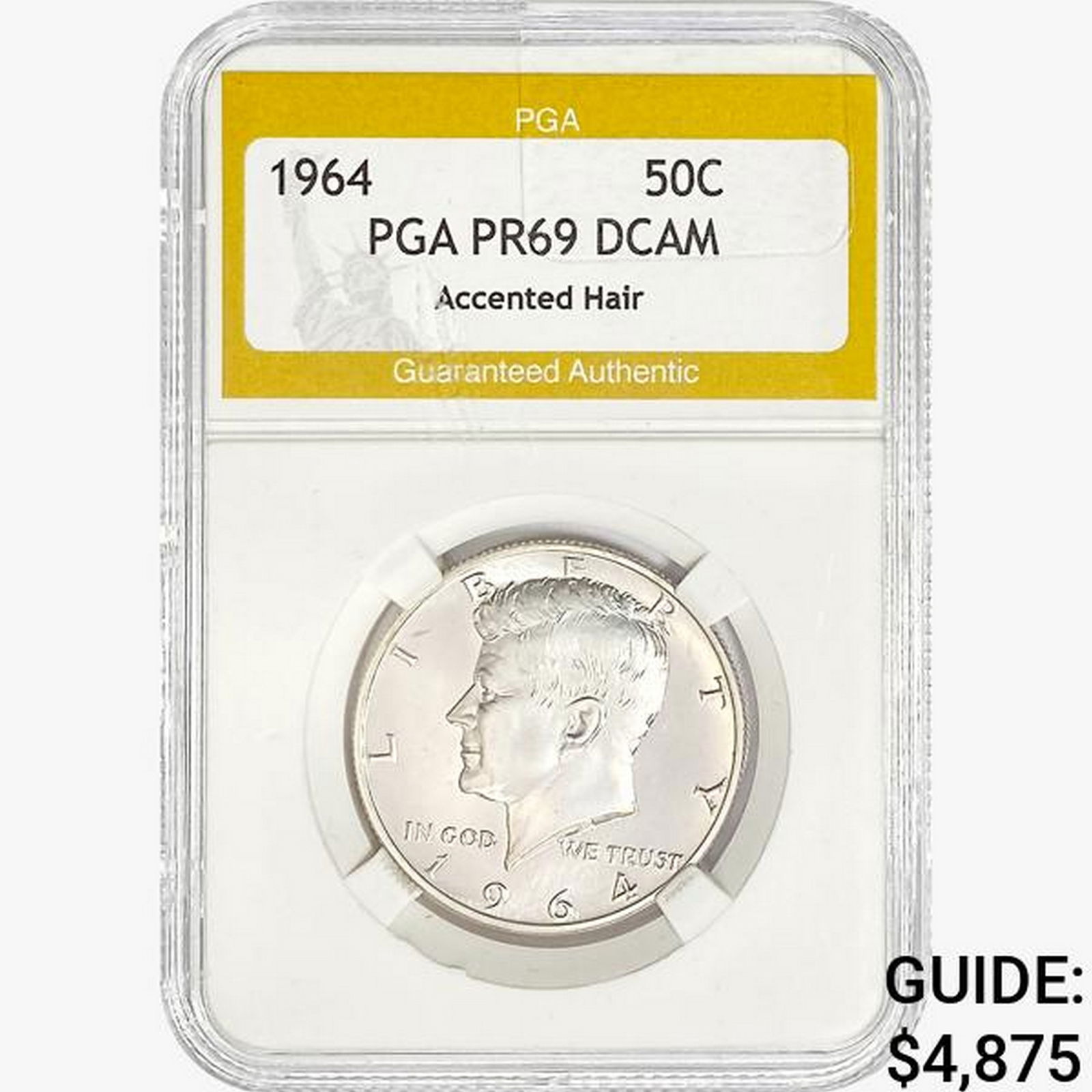 1964 Kennedy Half Dollar PGA PR69 DCAM Accented Ha (1 of 2)