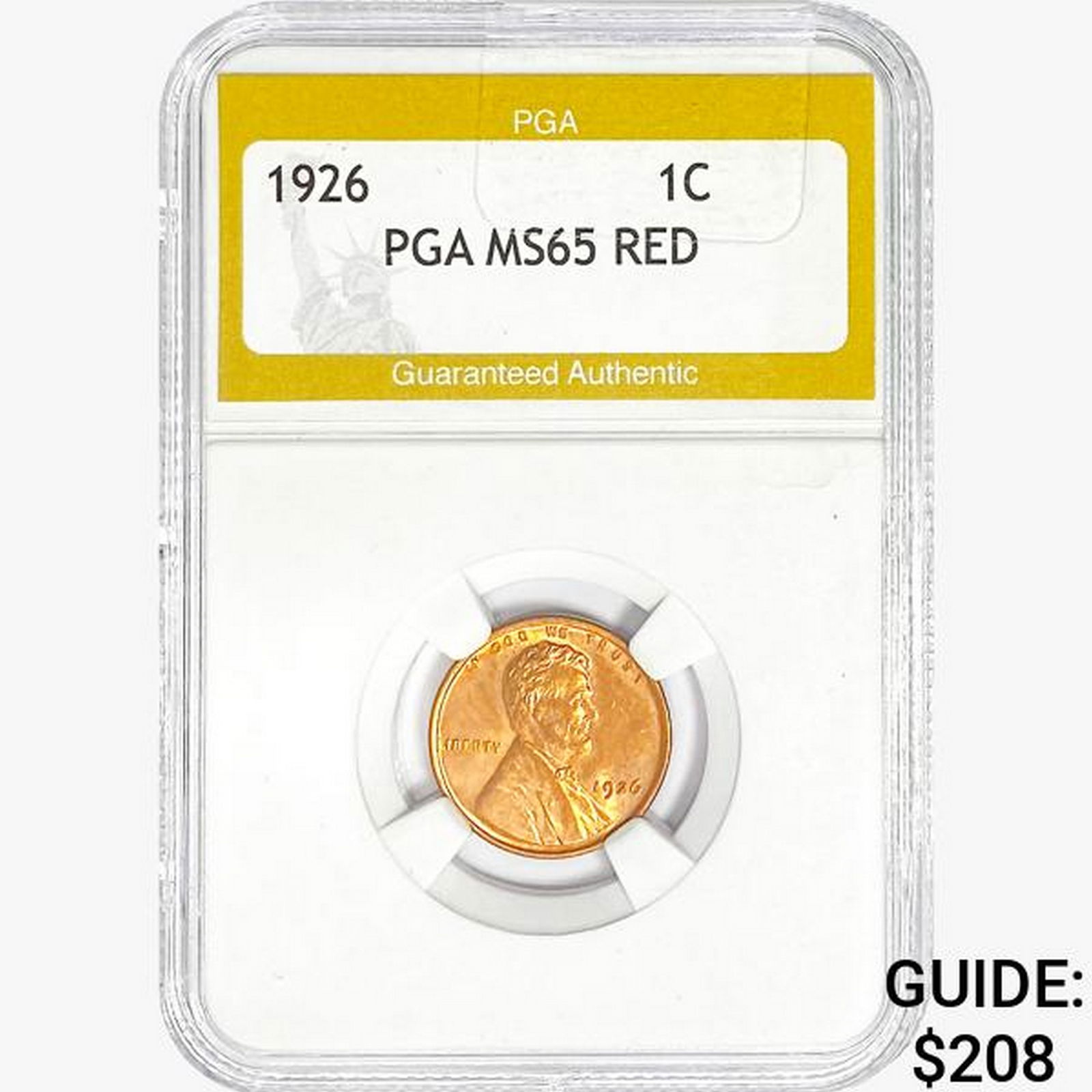 1926 Wheat Cent PGA MS65 RED (1 of 2)