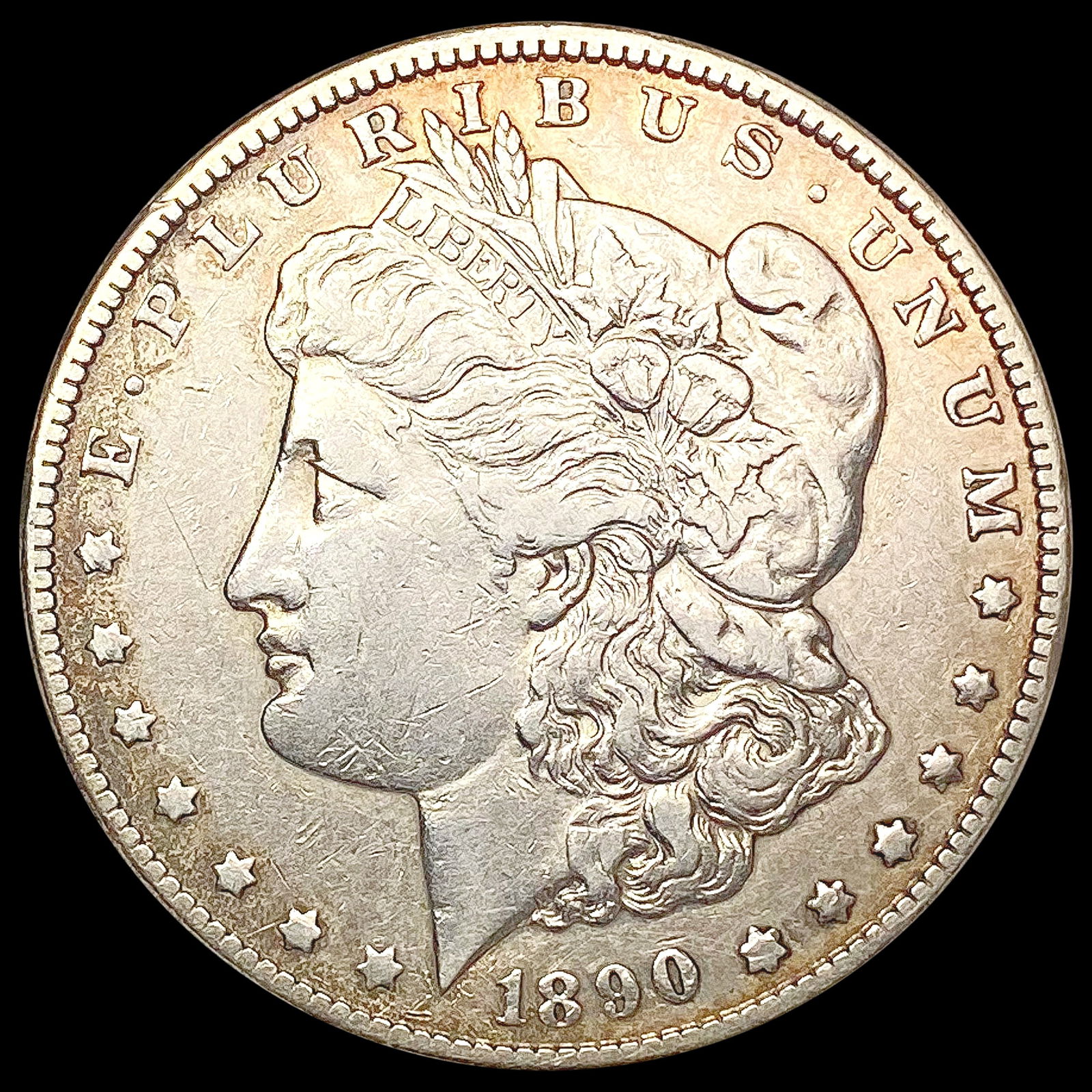 1890-CC Morgan Silver Dollar CLOSELY UNCIRCULATED (1 of 2)