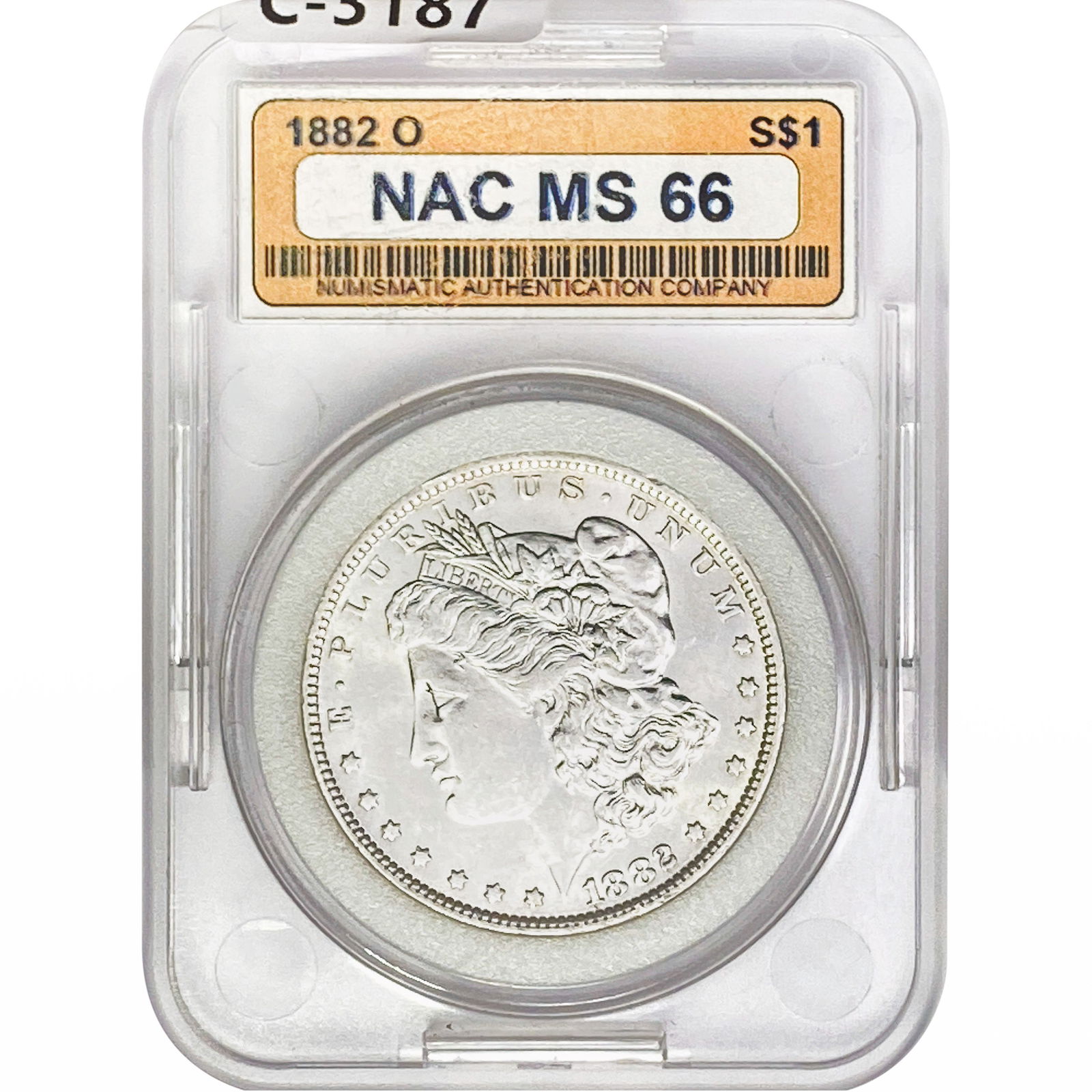 1882-O Morgan Silver Dollar NAC MS66 (1 of 2)