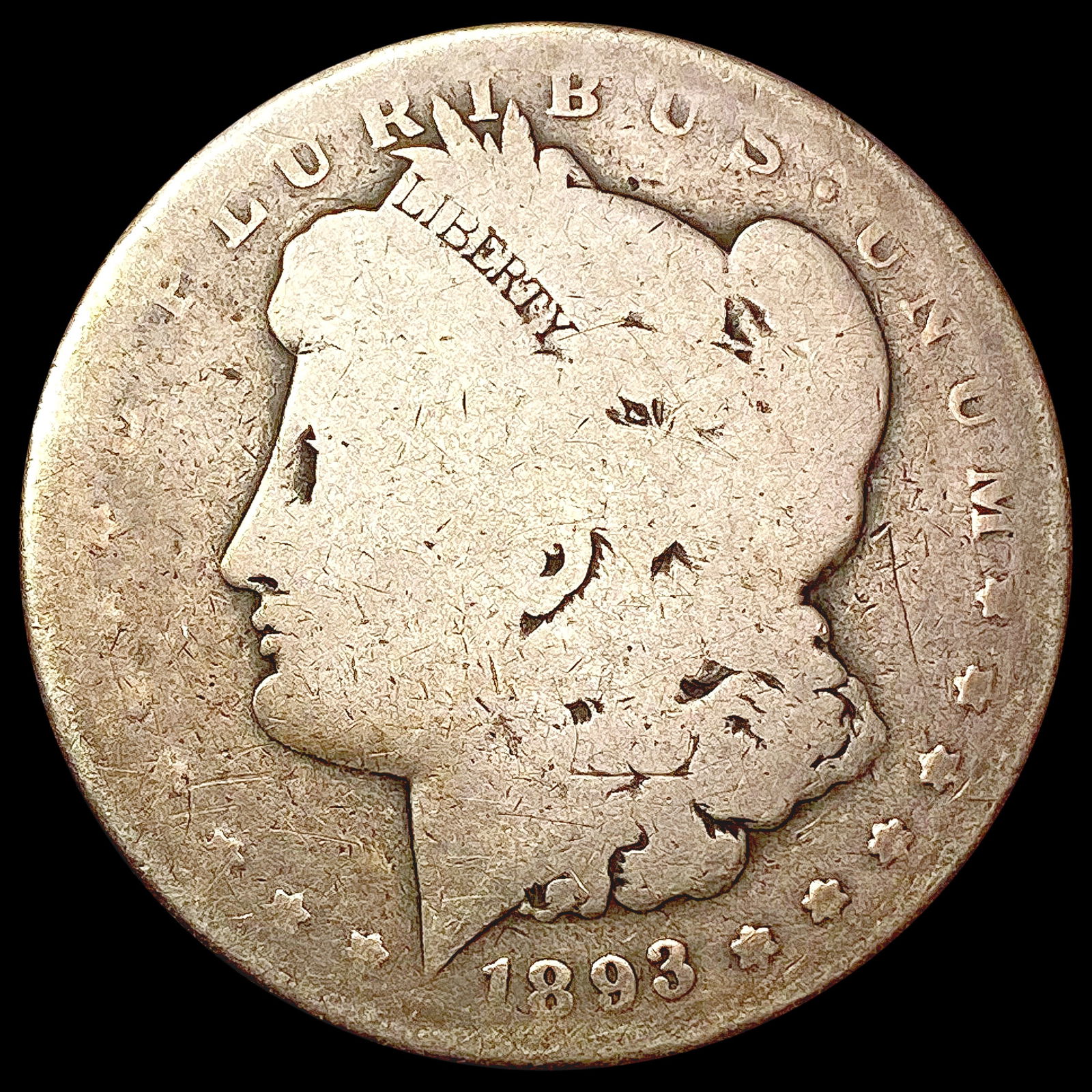 1893-S Morgan Silver Dollar NICELY CIRCULATED (1 of 2)