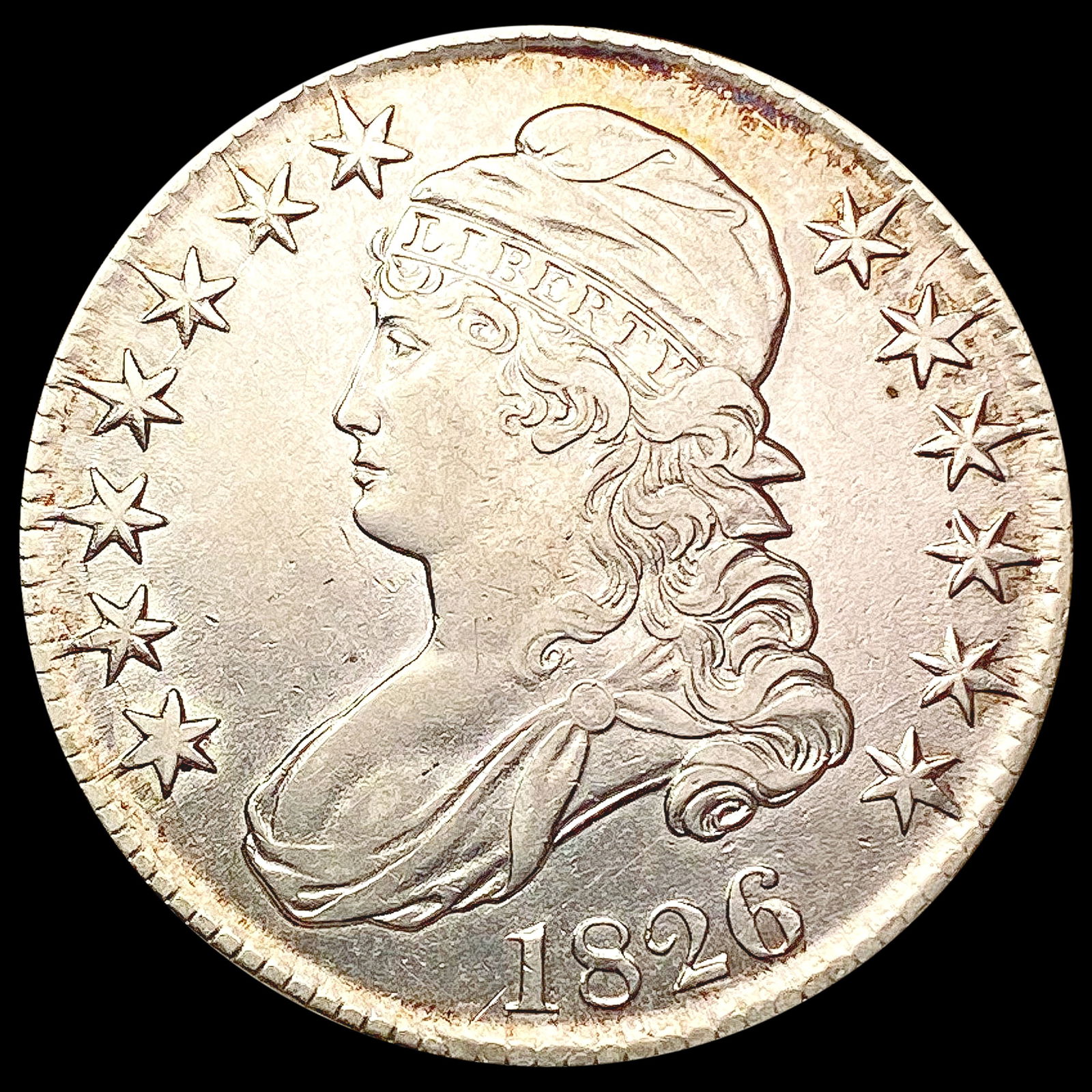 1826 Capped Bust Half Dollar CLOSELY UNCIRCULATED (1 of 2)