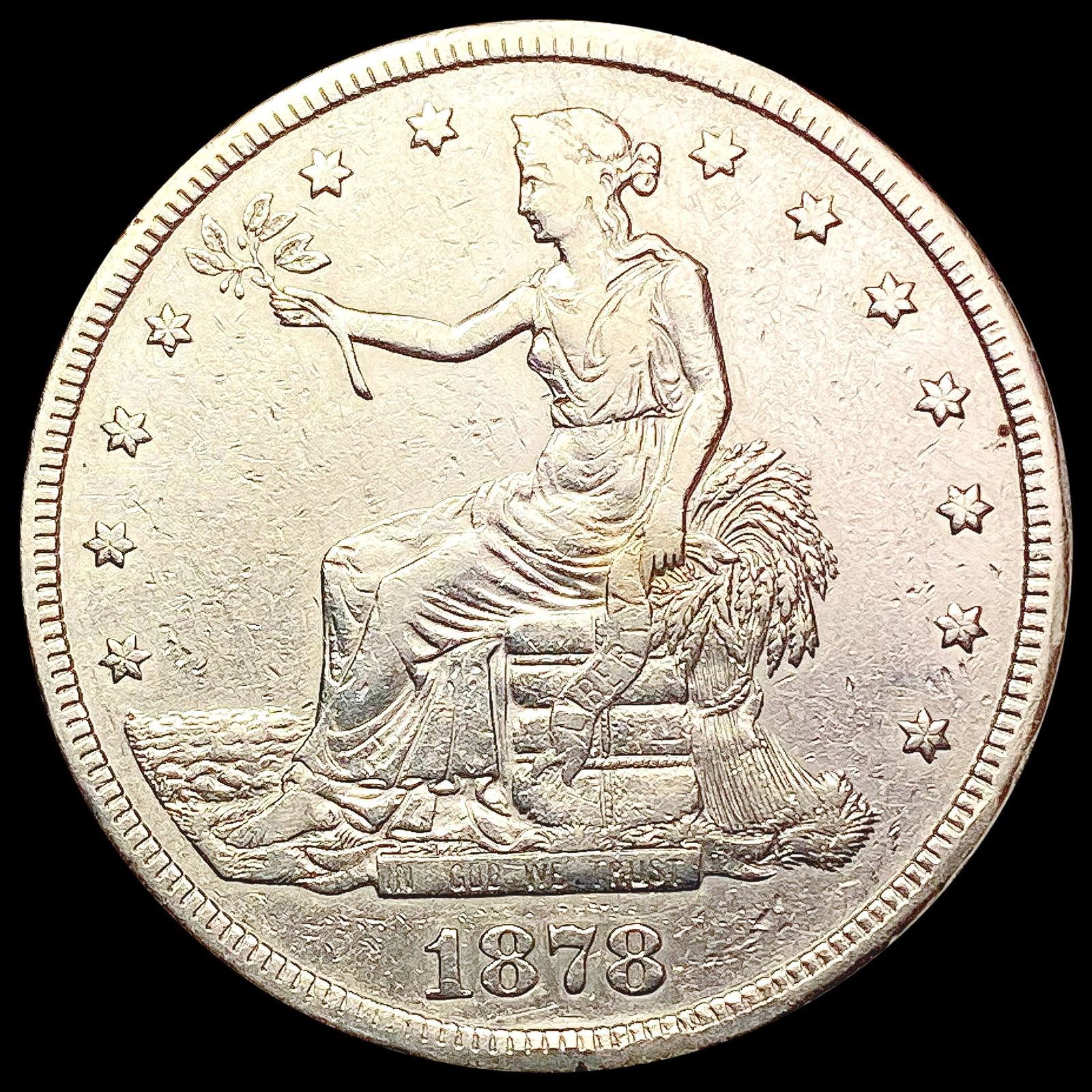 1878-S Silver Trade Dollar CLOSELY UNCIRCULATED (1 of 2)