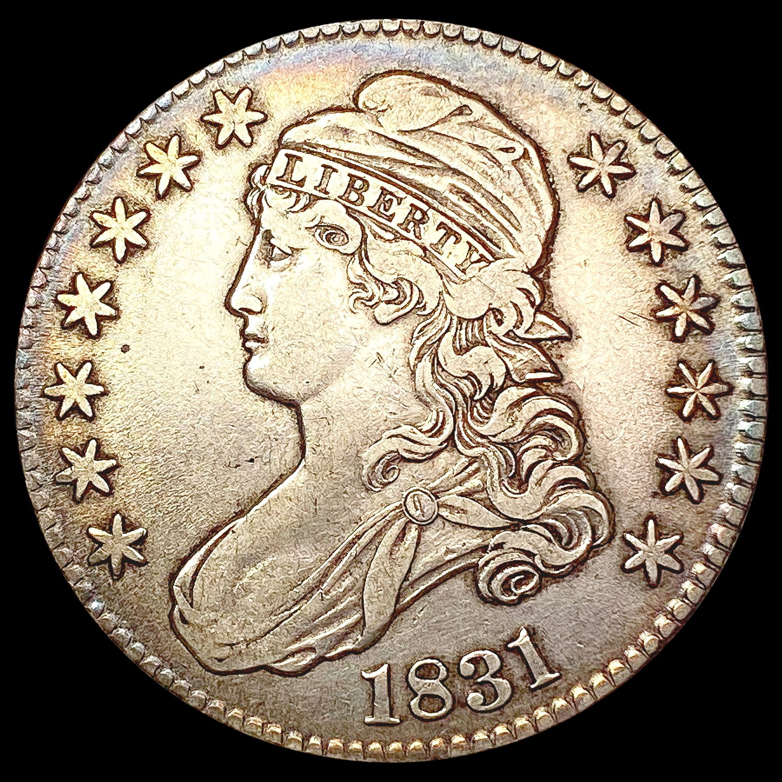 1831 Capped Bust Half Dollar LIGHTLY CIRCULATED (1 of 2)