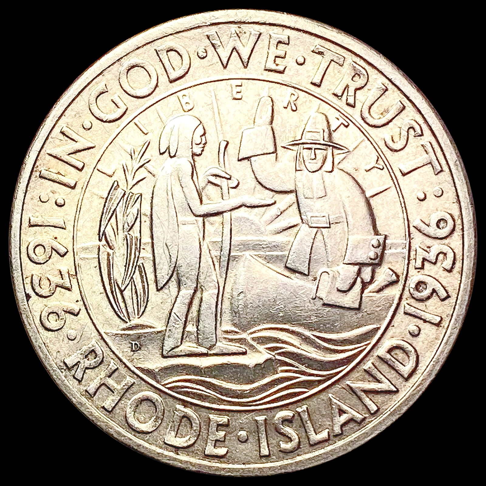 1936 Rhode Island Half Dollar UNCIRCULATED (1 of 2)