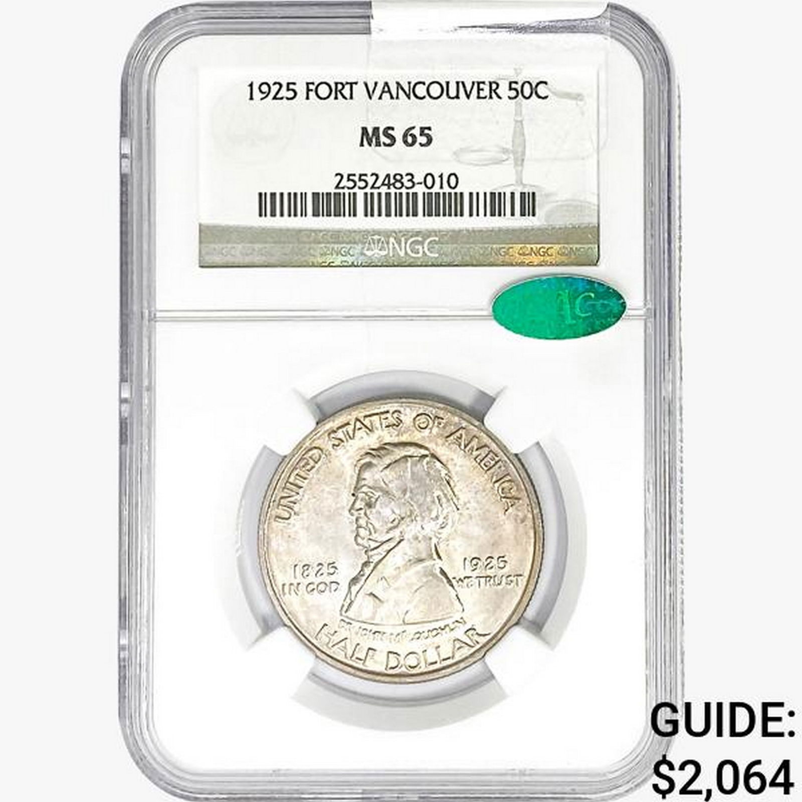 1925 CAC Vancouver Half Dollar NGC MS65 (1 of 2)