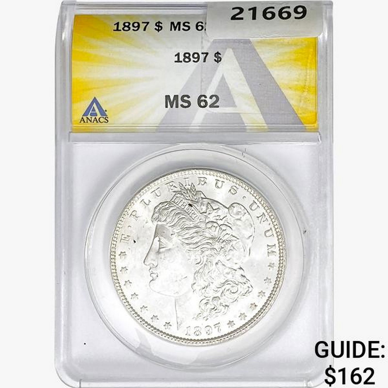 1897 Morgan Silver Dollar ANACS MS62 (1 of 2)