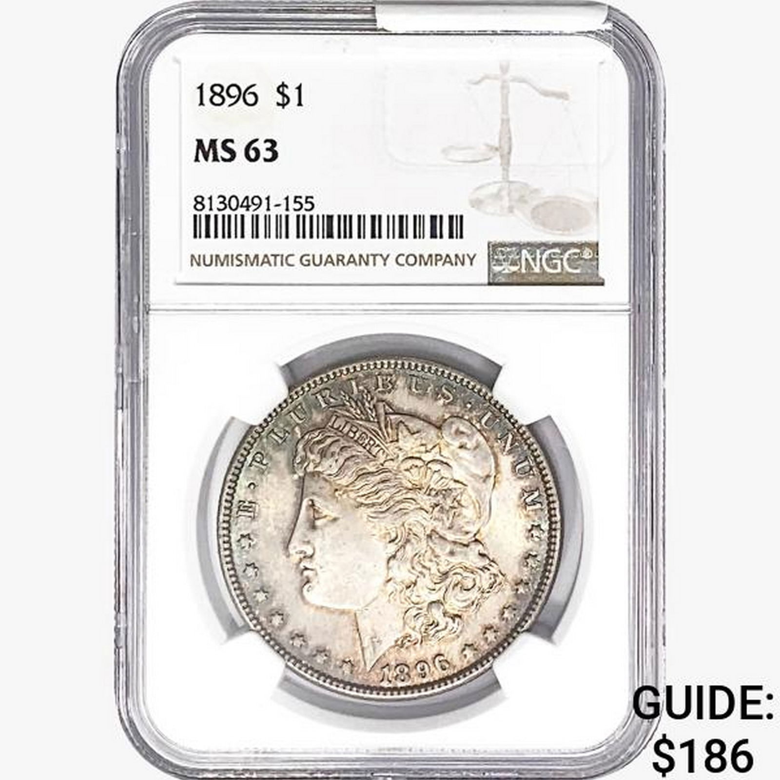1896 Morgan Silver Dollar NGC MS63 (1 of 2)
