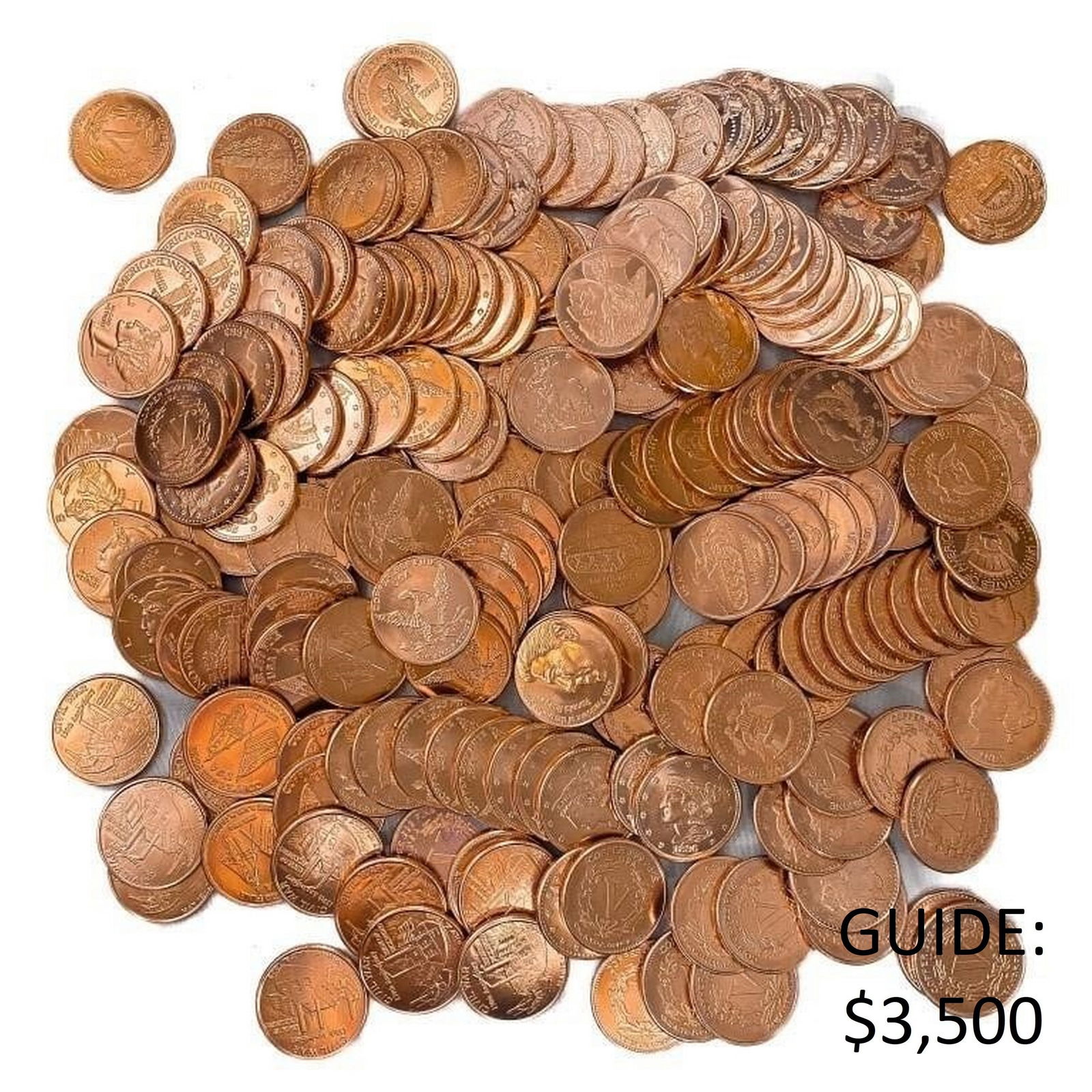 100 1oz Copper Rounds BU (1 of 1)