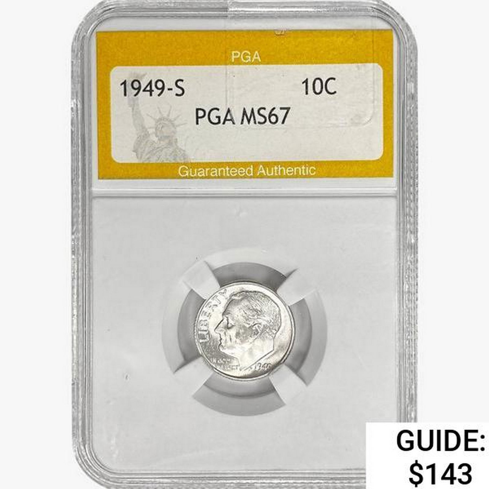 1949-S Roosevelt Dime PGA MS67 (1 of 2)