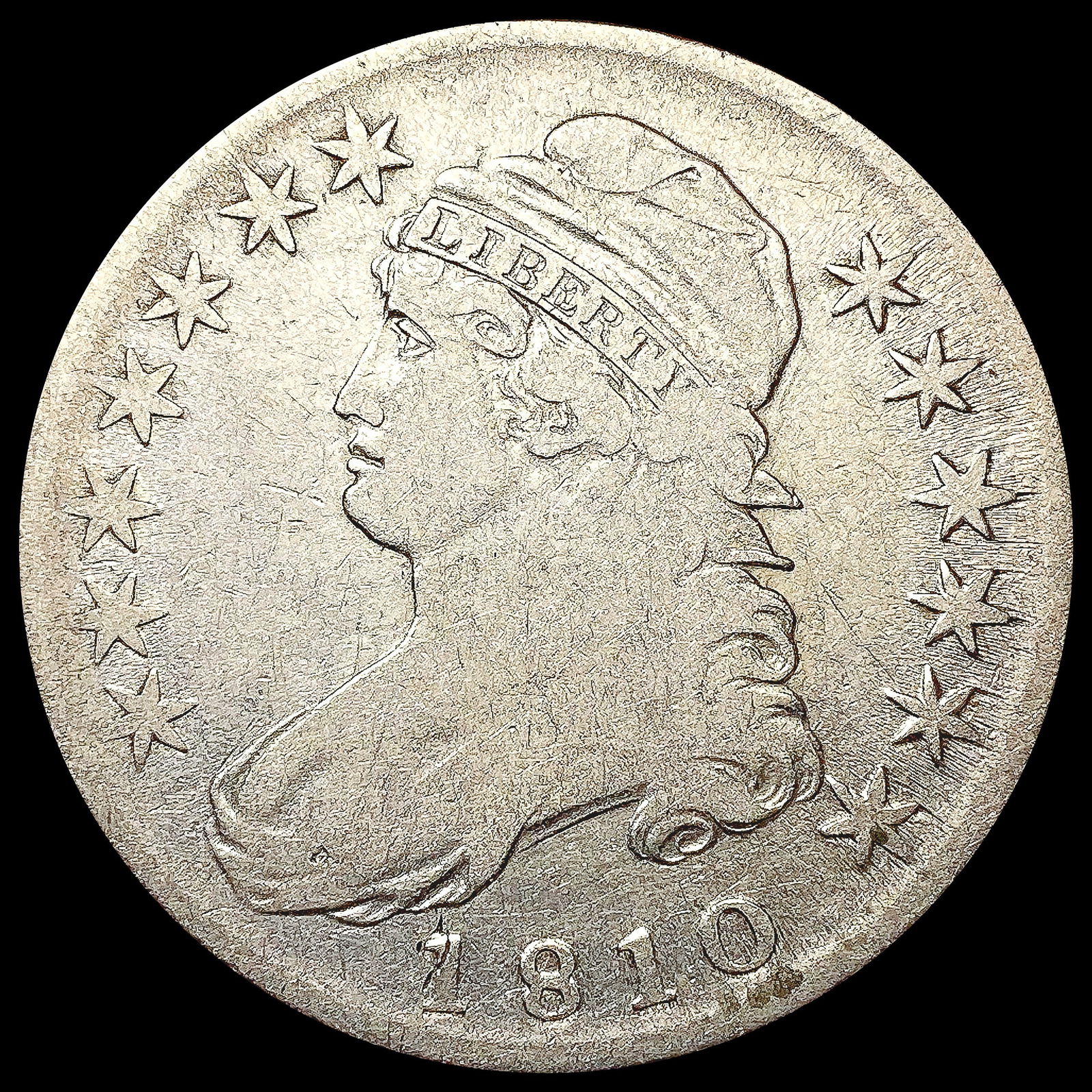 1810 Capped Bust Half Dollar LIGHTLY CIRCULATED (1 of 2)