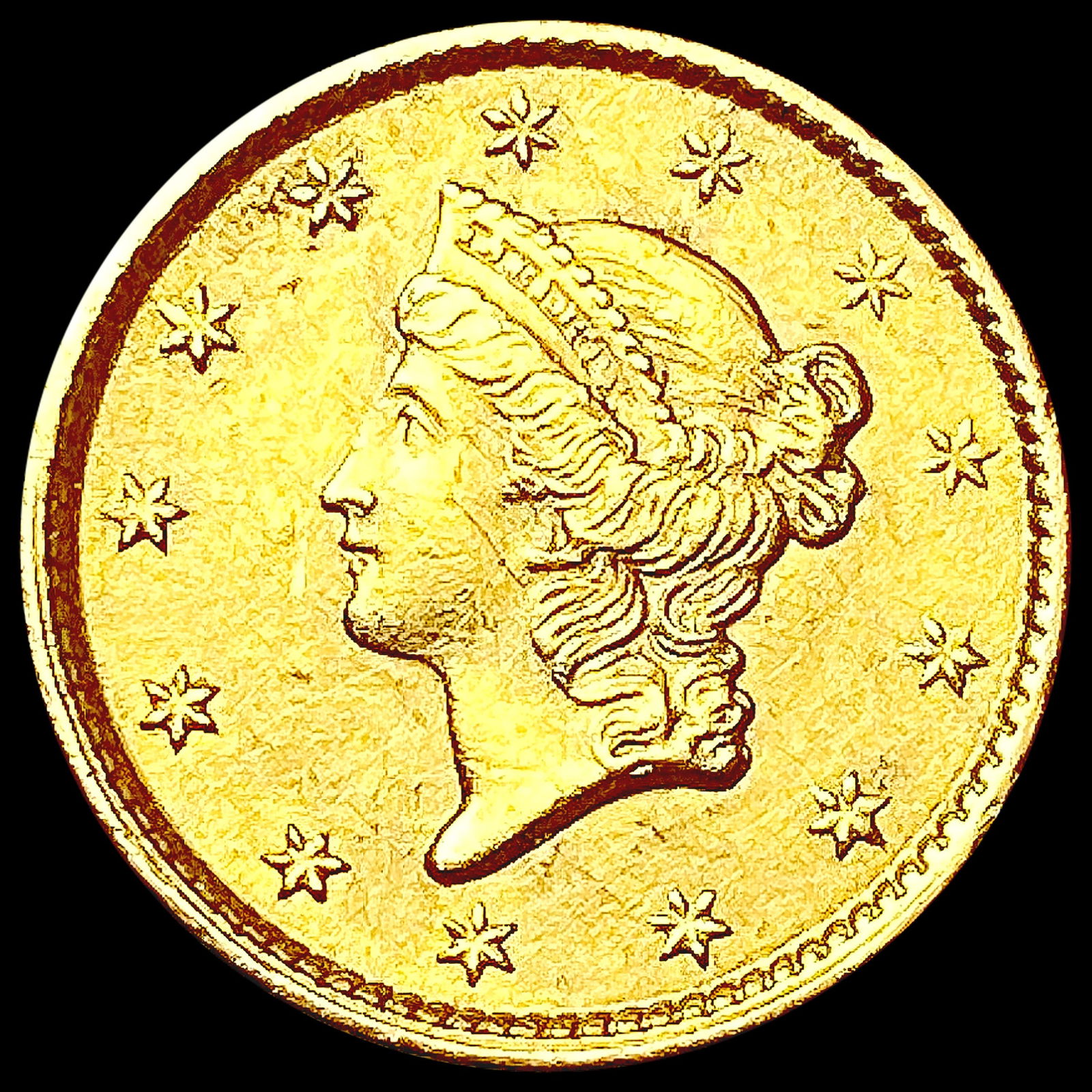 1853 Rare Gold Dollar CLOSELY UNCIRCULATED (1 of 2)