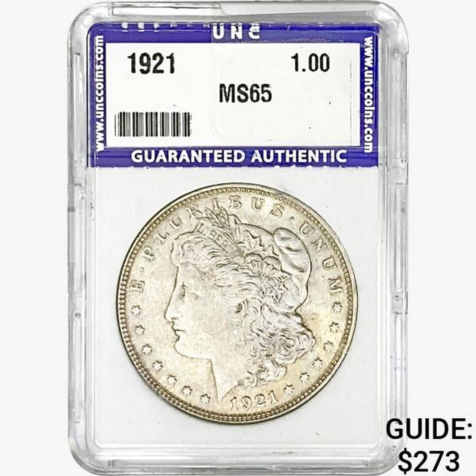 1921 Morgan Silver Dollar UNC MS65 (1 of 2)