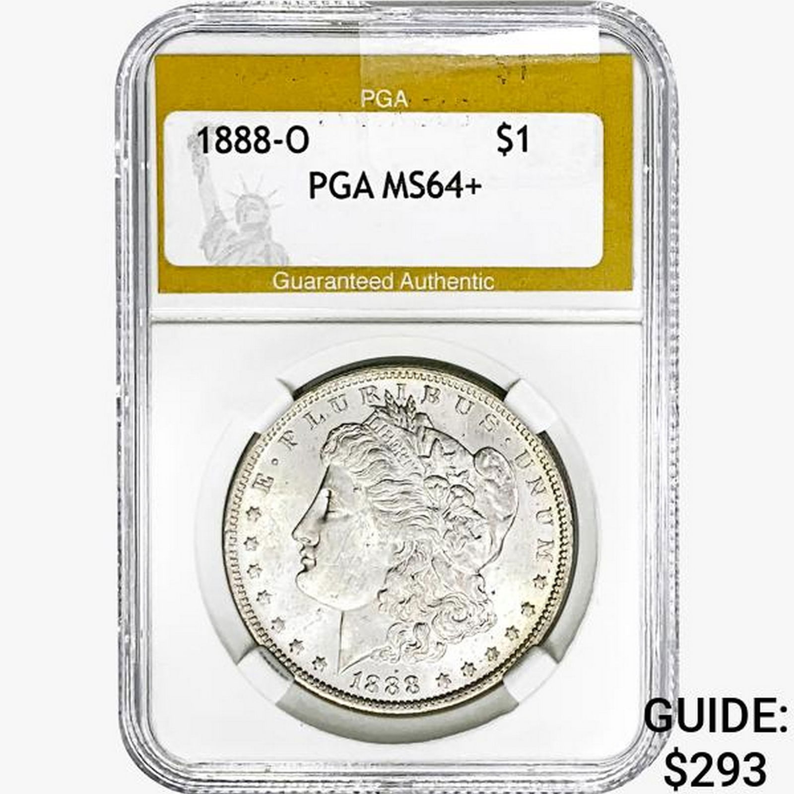 1888-O Morgan Silver Dollar PGA MS64+ (1 of 2)