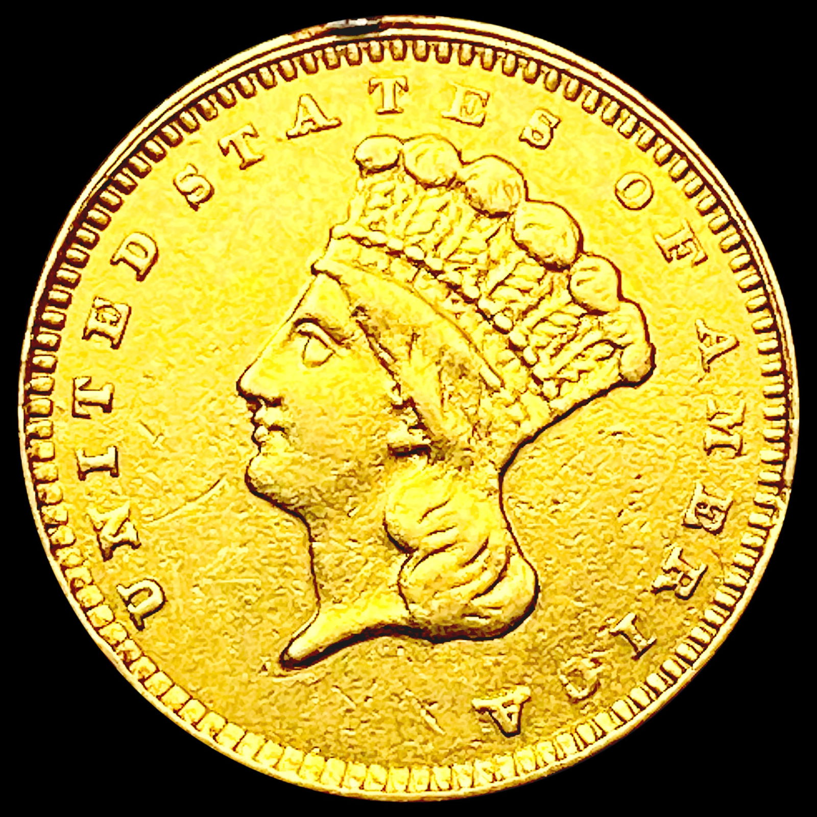 1862 Rare Gold Dollar CLOSELY UNCIRCULATED (1 of 2)