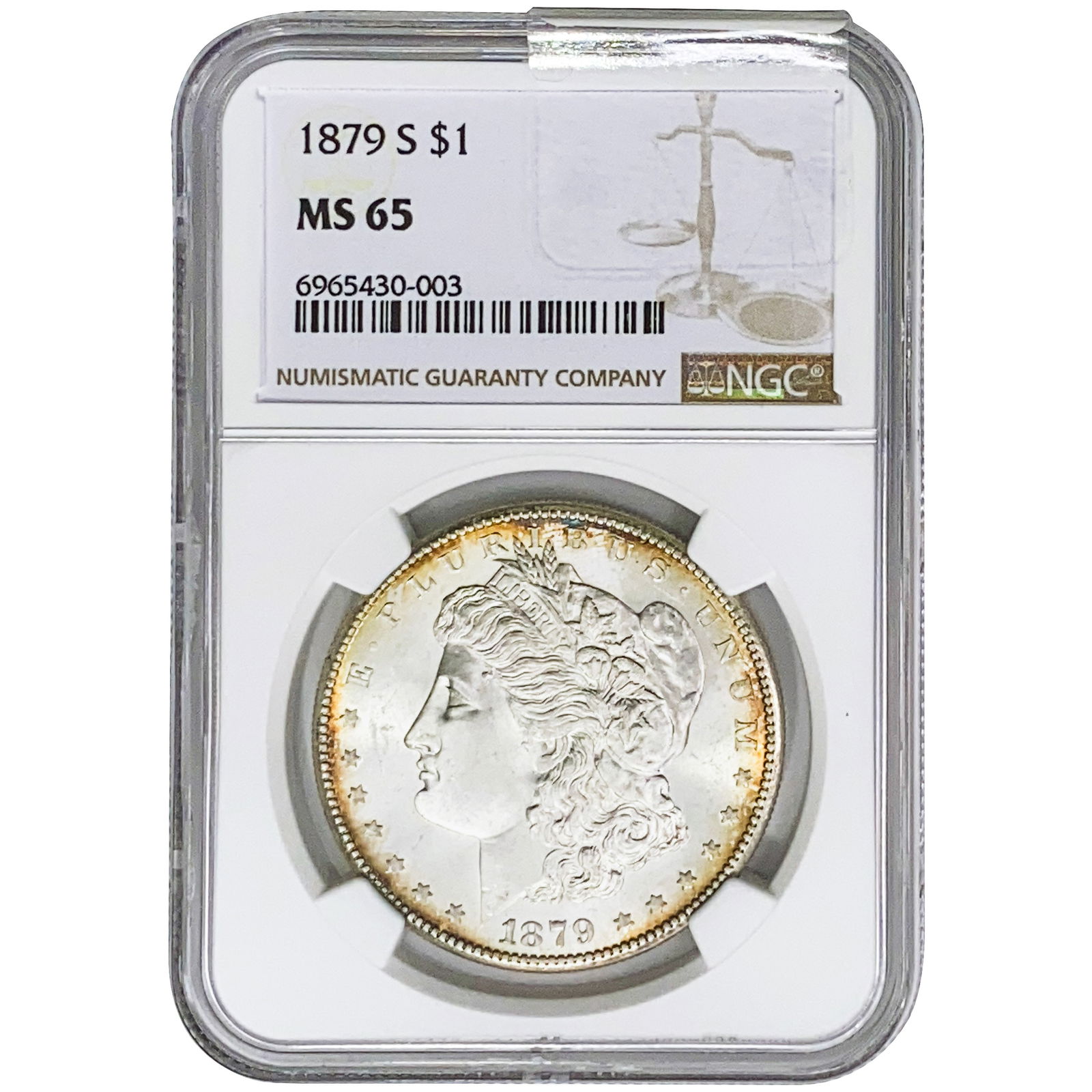 1879-S Morgan Silver Dollar NGC MS65 (1 of 2)