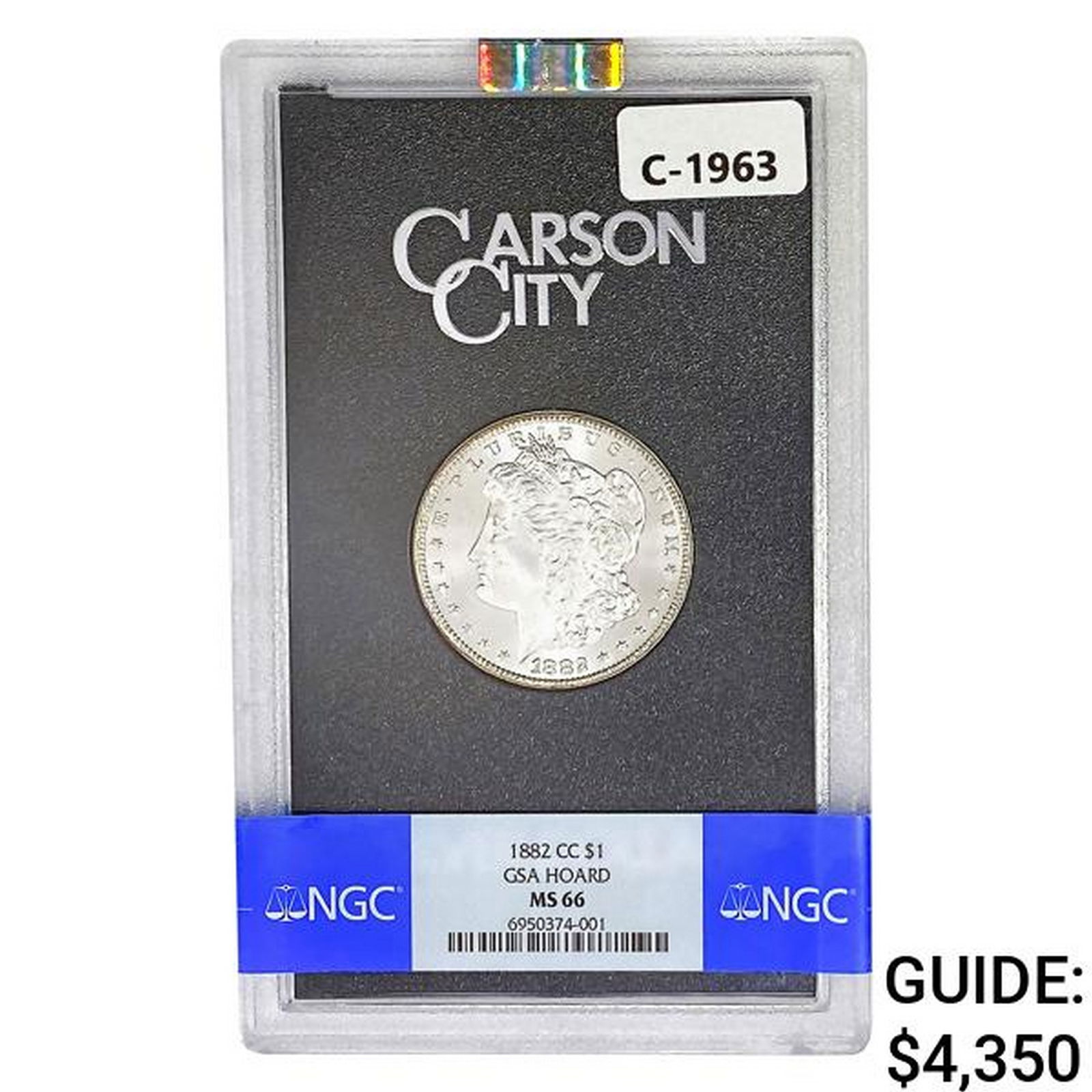 1882-CC Morgan Silver Dollar MS66 GSA (1 of 2)