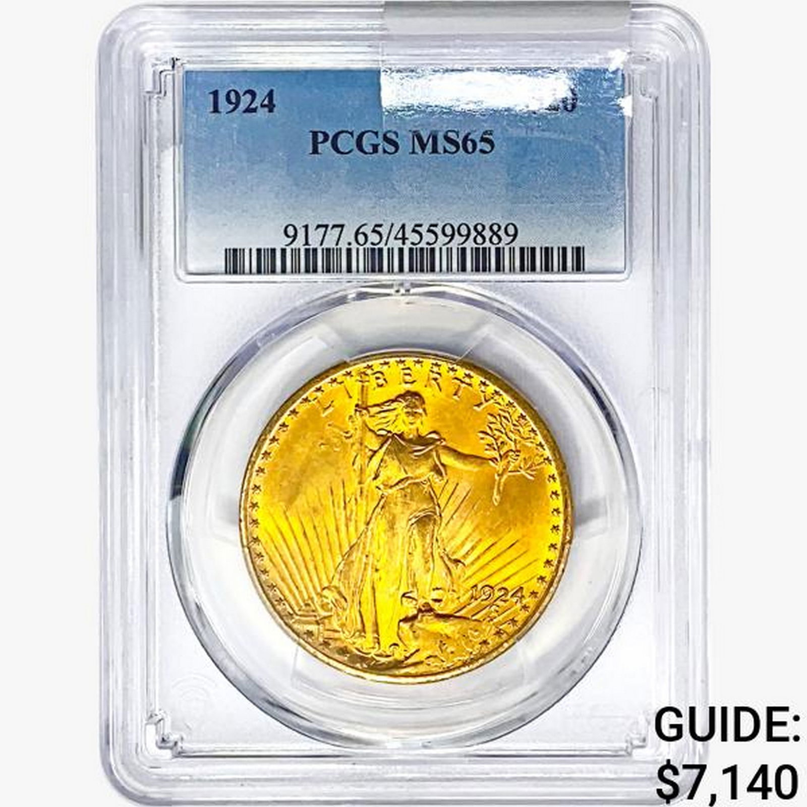 1924 $20 Gold Double Eagle PCGS MS65 (1 of 2)