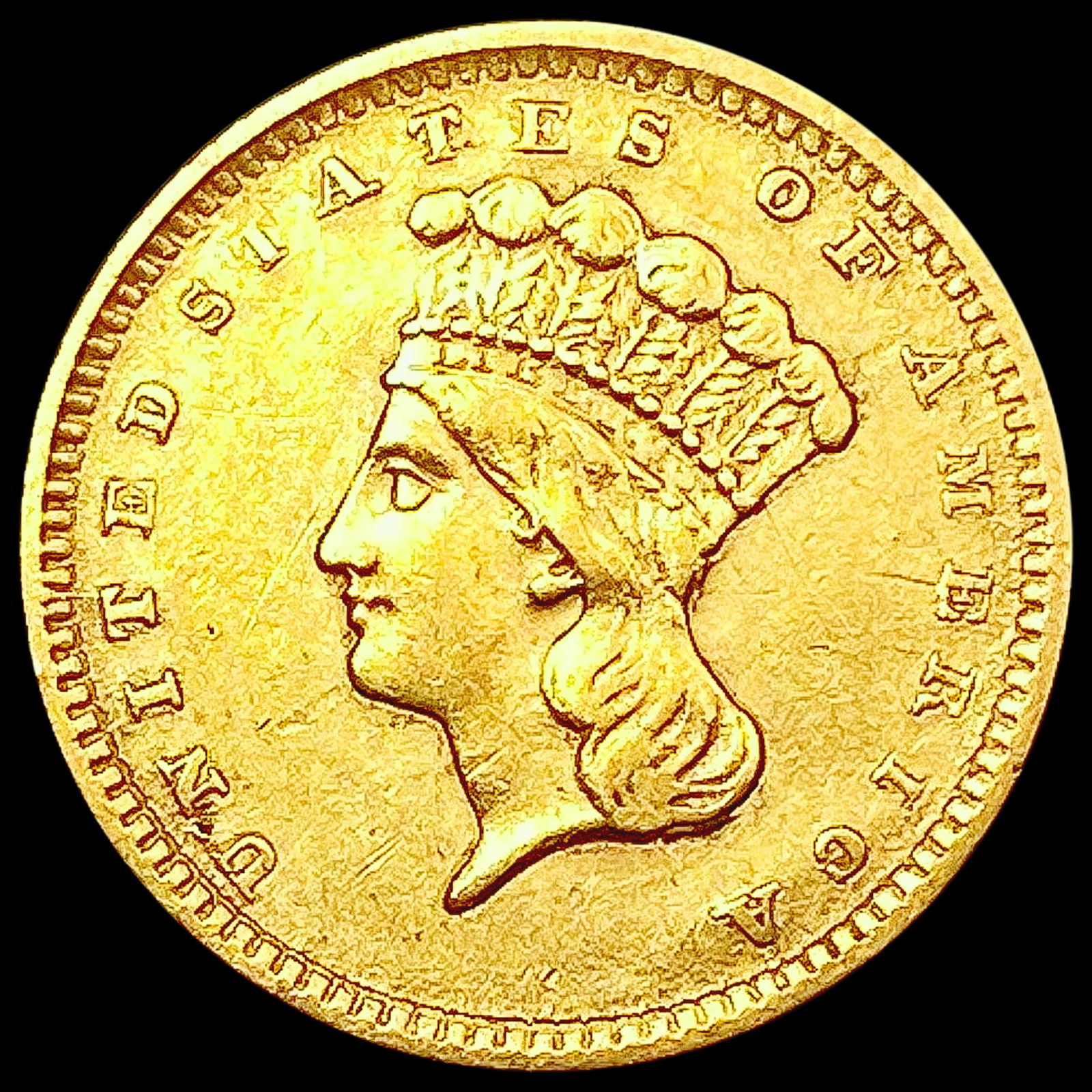 1856 Rare Gold Dollar CLOSELY UNCIRCULATED (1 of 2)