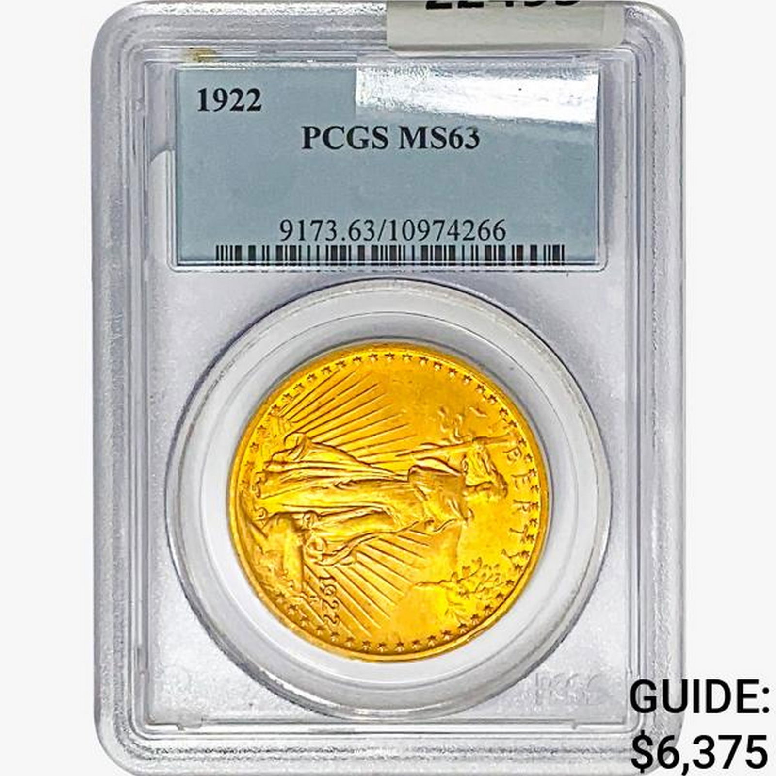 1922 $20 Gold Double Eagle PCGS MS63 (1 of 2)