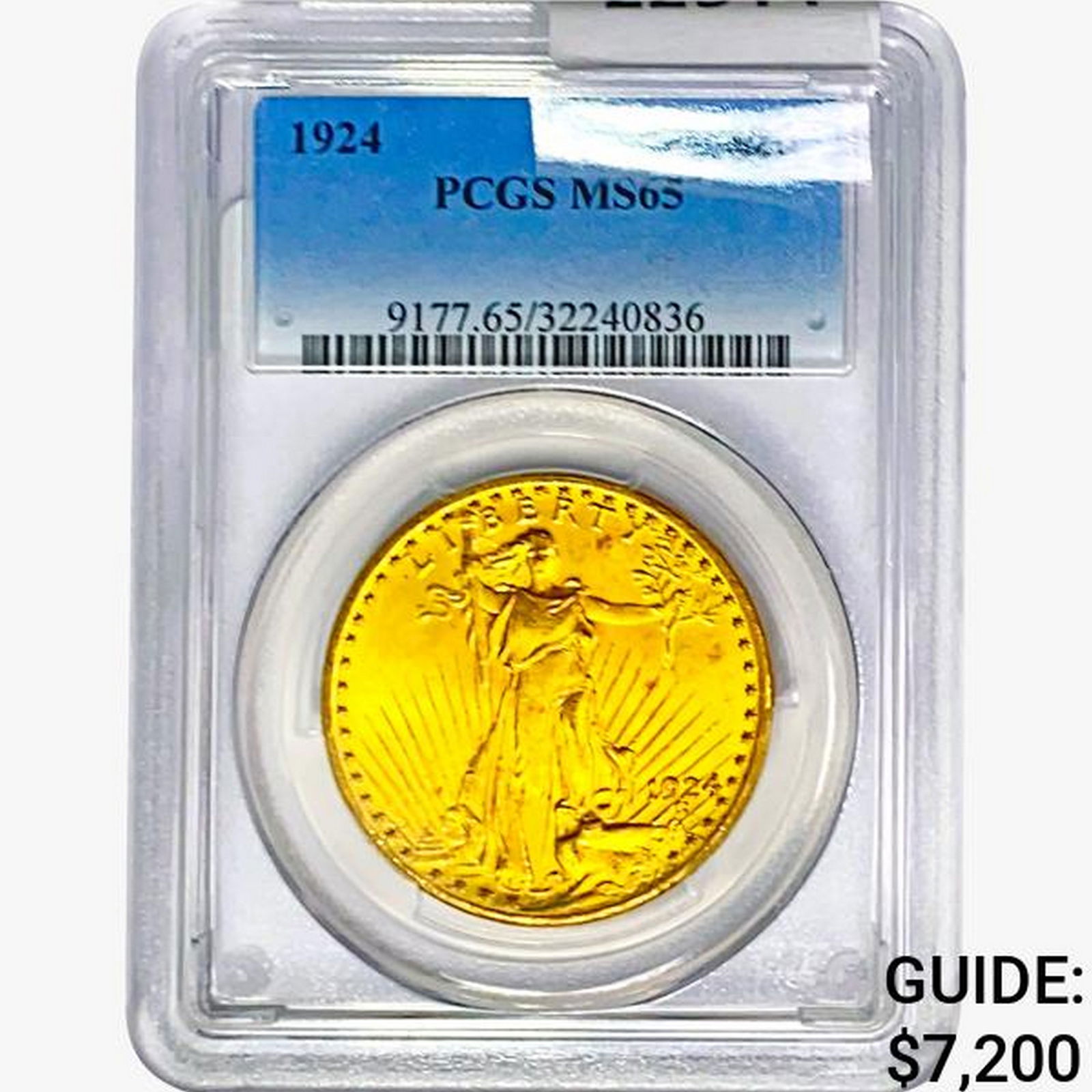 1924 $20 Gold Double Eagle PCGS MS65 (1 of 2)