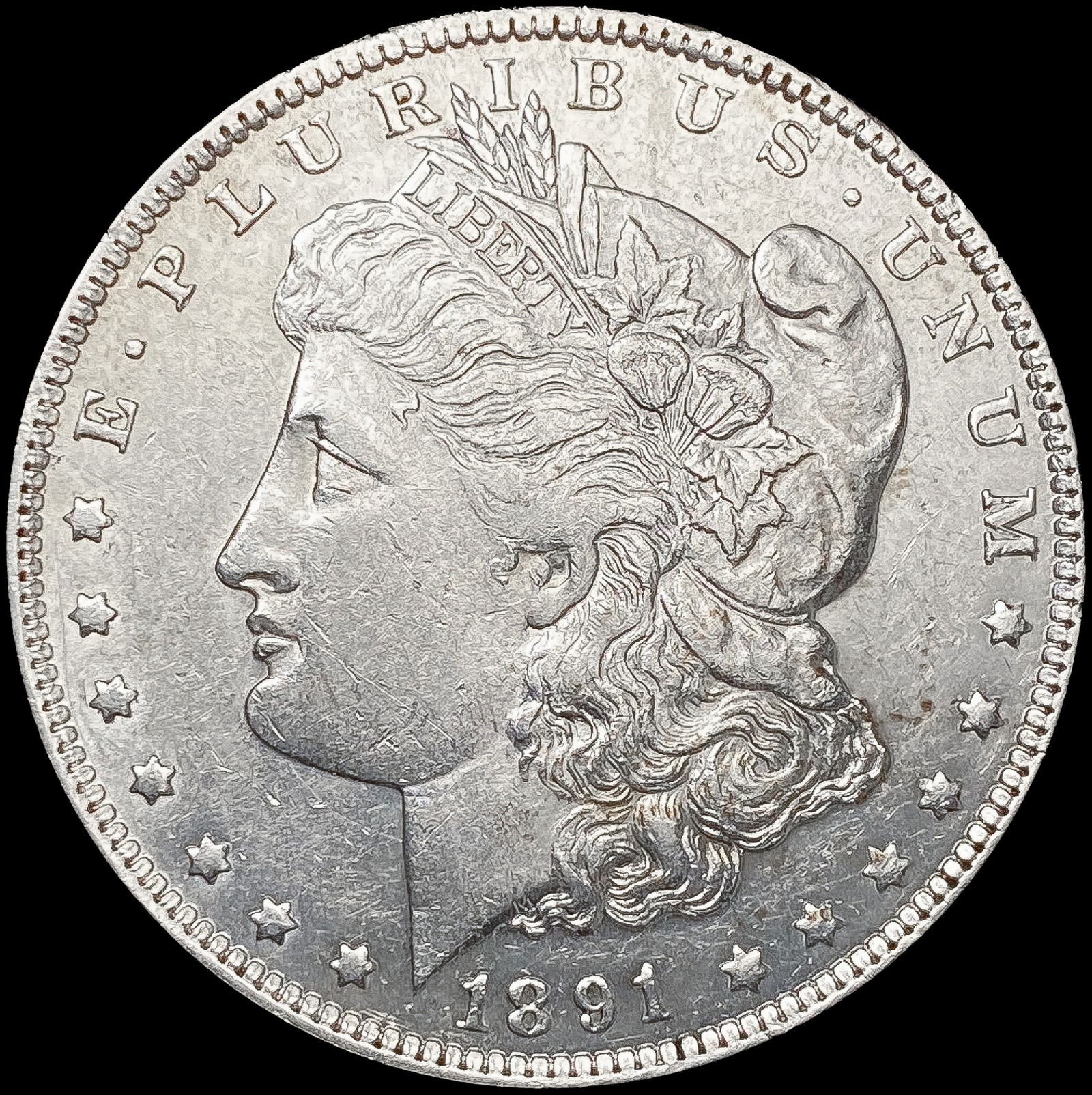 1891-O Morgan Silver Dollar CLOSELY UNCIRCULATED (1 of 2)