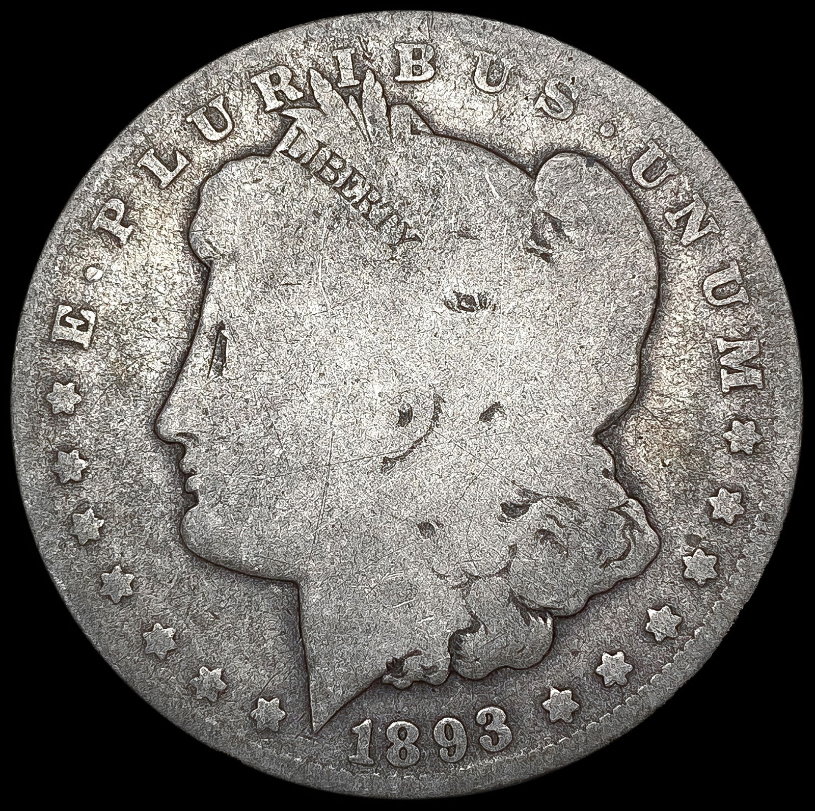 1893-O Morgan Silver Dollar NICELY CIRCULATED (1 of 2)