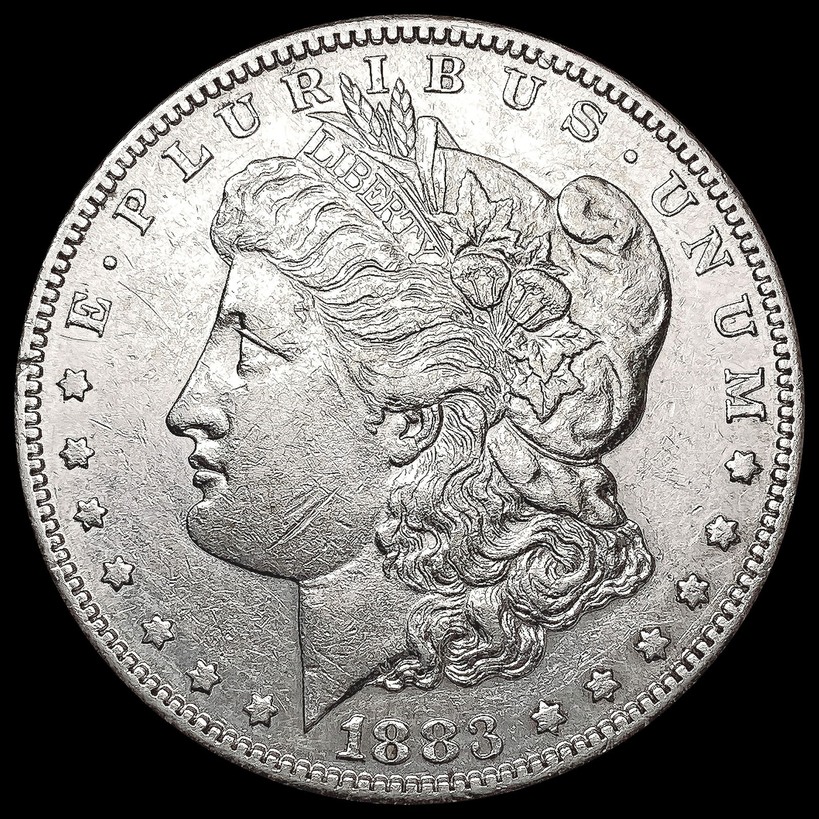 1883-S Morgan Silver Dollar CLOSELY UNCIRCULATED (1 of 2)