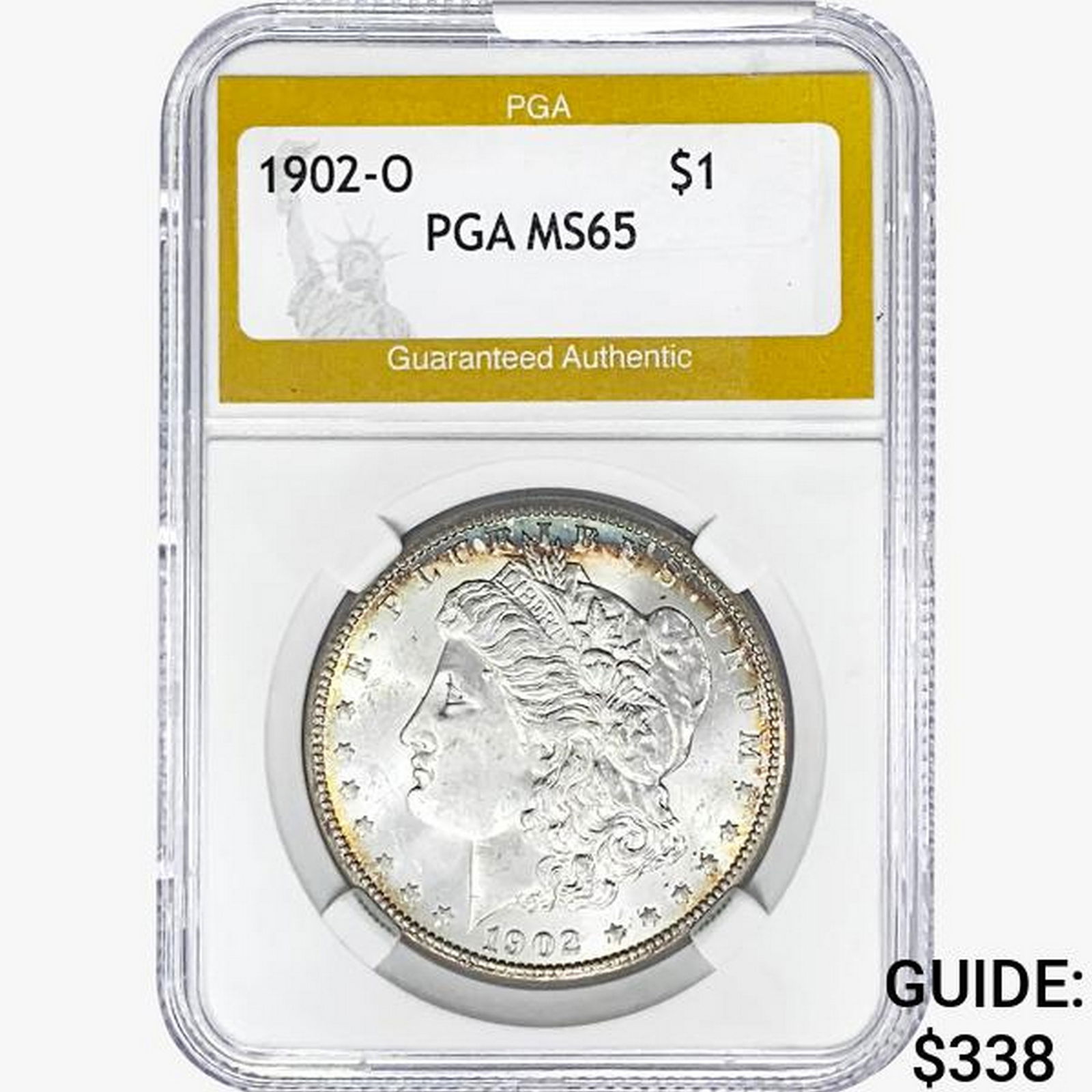 1902-O Morgan Silver Dollar PGA MS65 (1 of 2)