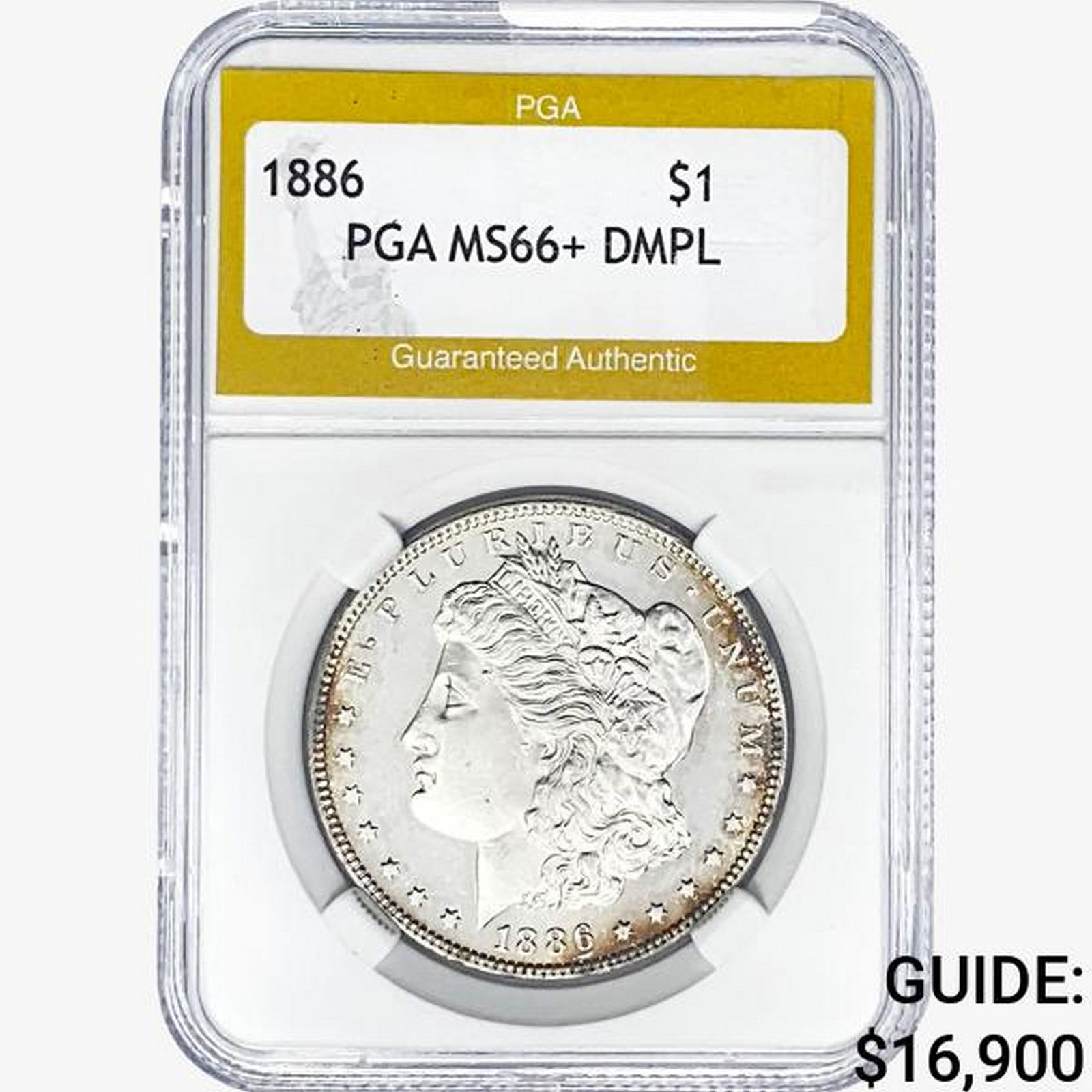 1886 Morgan Silver Dollar PGA MS66+ DMPL (1 of 2)