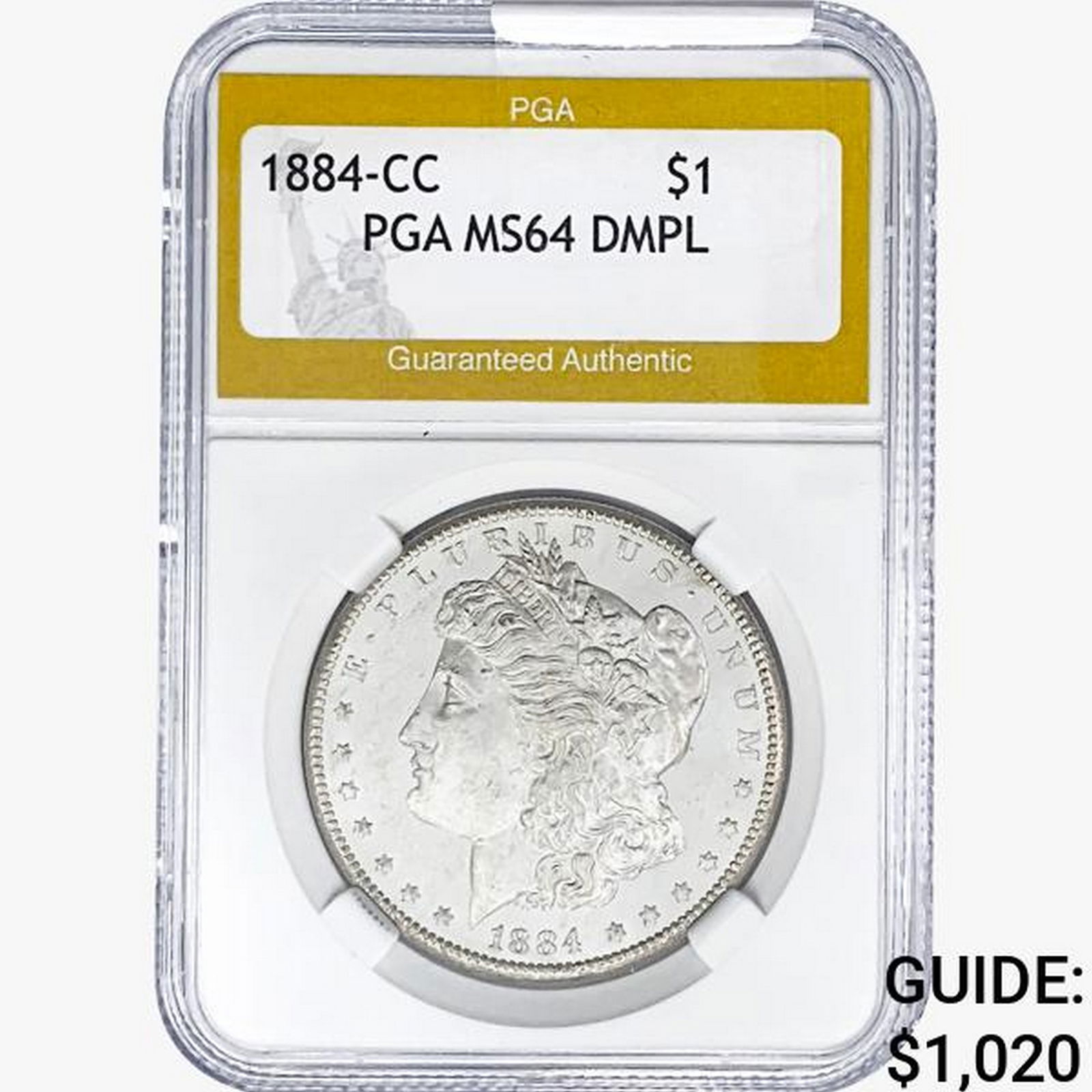 1884-CC Morgan Silver Dollar PGA MS64 DMPL (1 of 2)