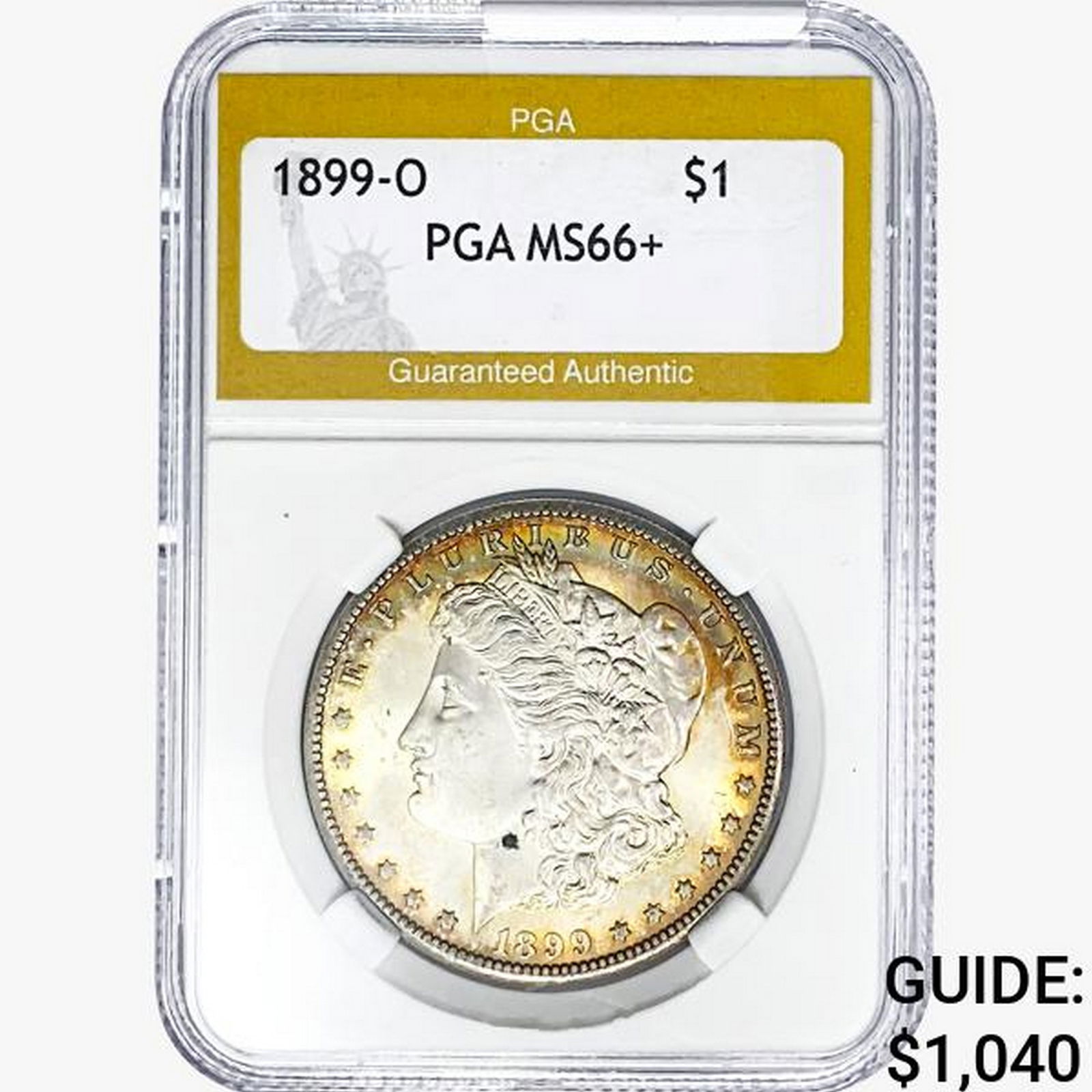 1899-O Morgan Silver Dollar PGA MS66+ (1 of 2)