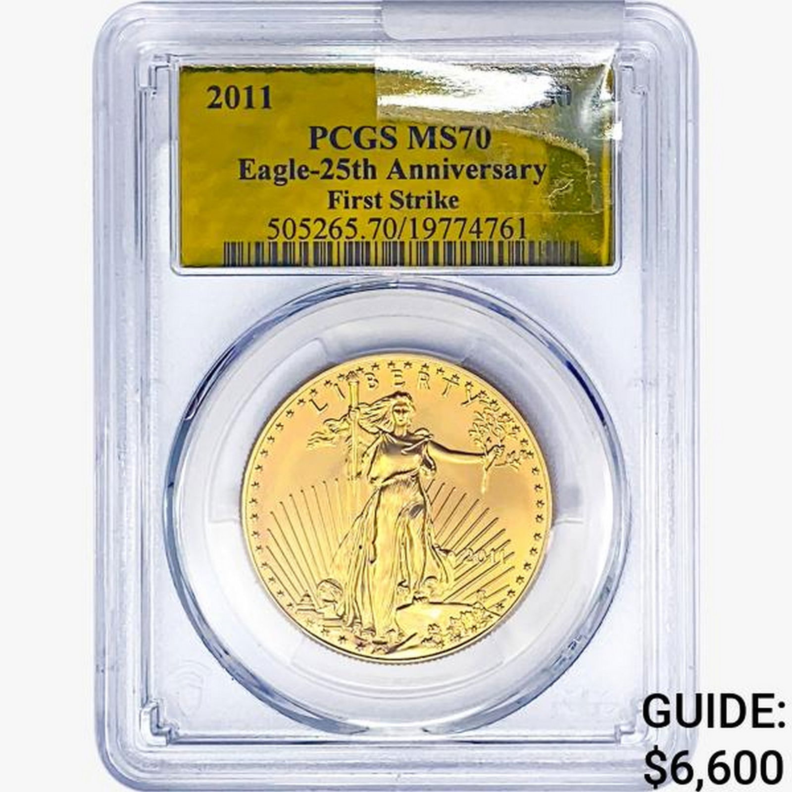 2011 $50 1oz. Gold Eagle PCGS MS70 FS (1 of 2)