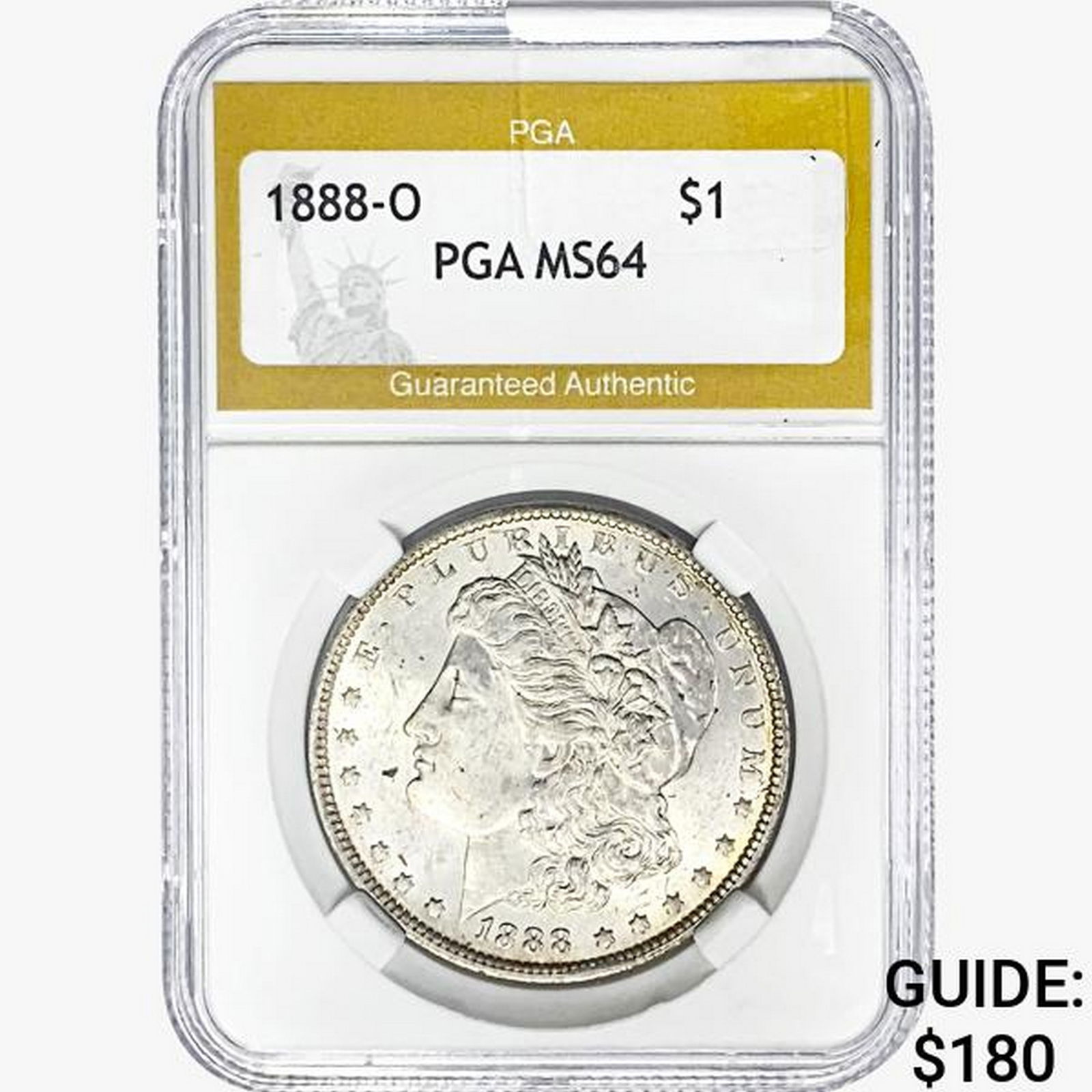 1888-O Morgan Silver Dollar PGA MS64 (1 of 2)