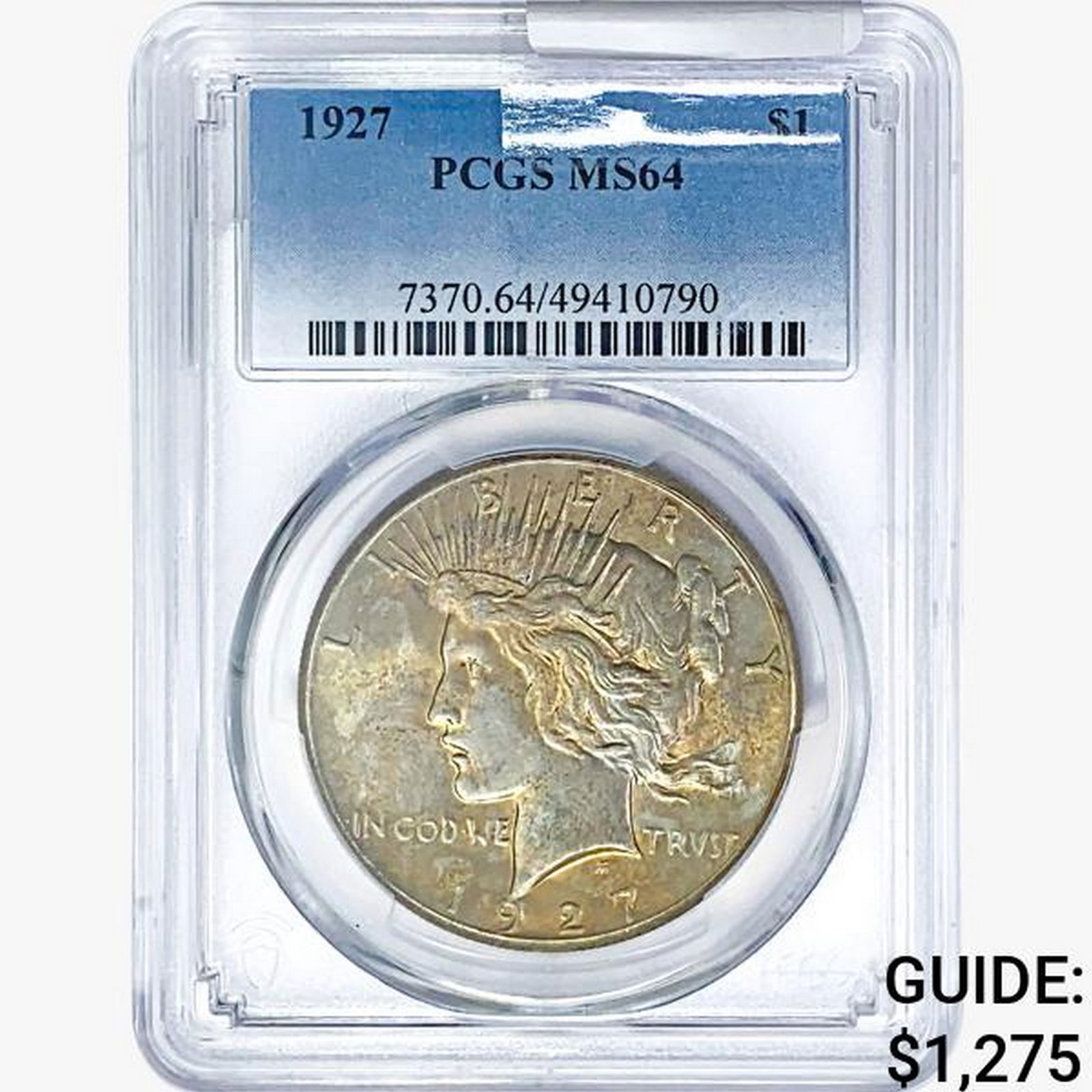 1927 Silver Peace Dollar PCGS MS64 (1 of 2)