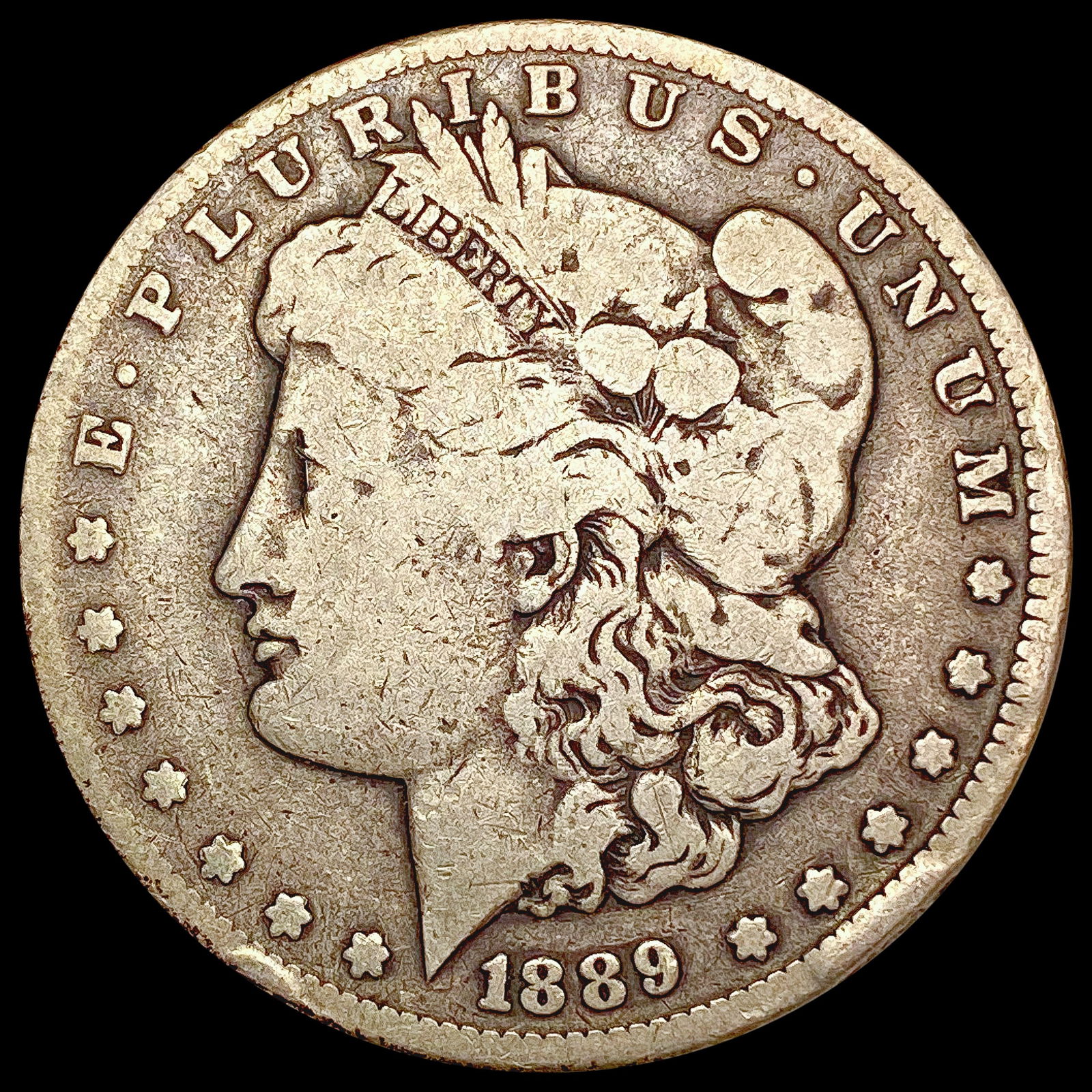 1889-S Morgan Silver Dollar NICELY CIRCULATED (1 of 2)