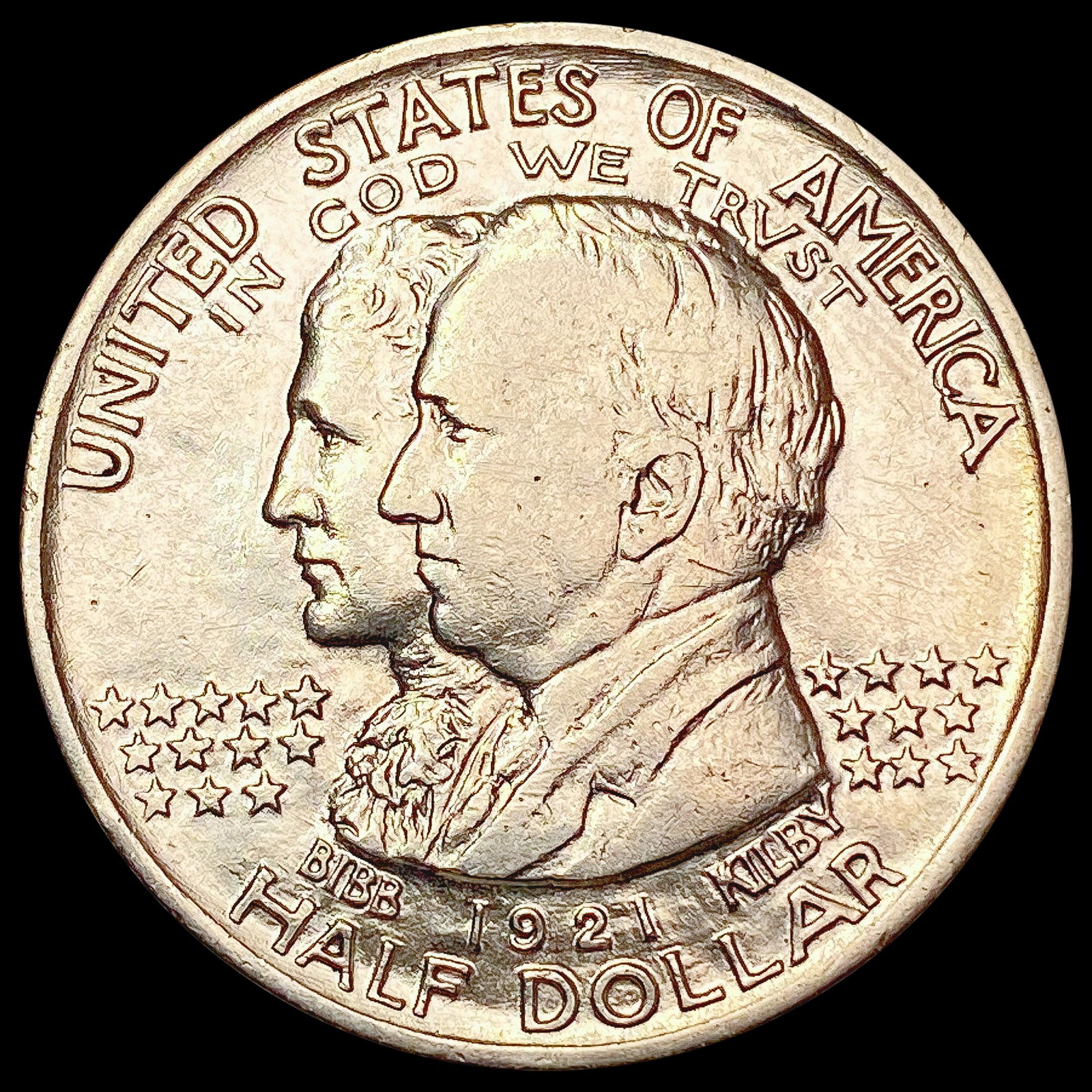 1921 Alabama Half Dollar CLOSELY UNCIRCULATED (1 of 2)