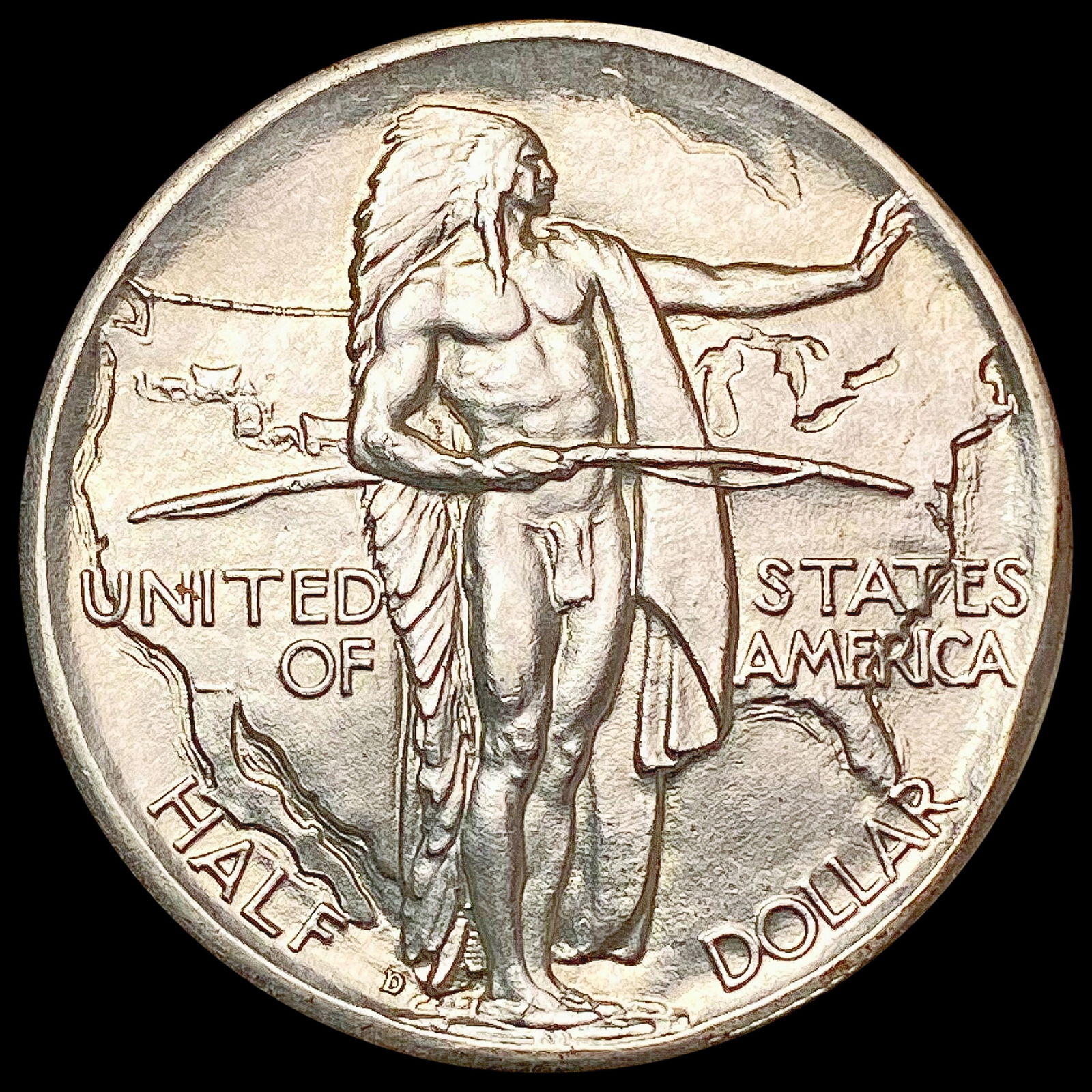 1937-D Oregon Trail Half Dollar UNCIRCULATED (1 of 2)