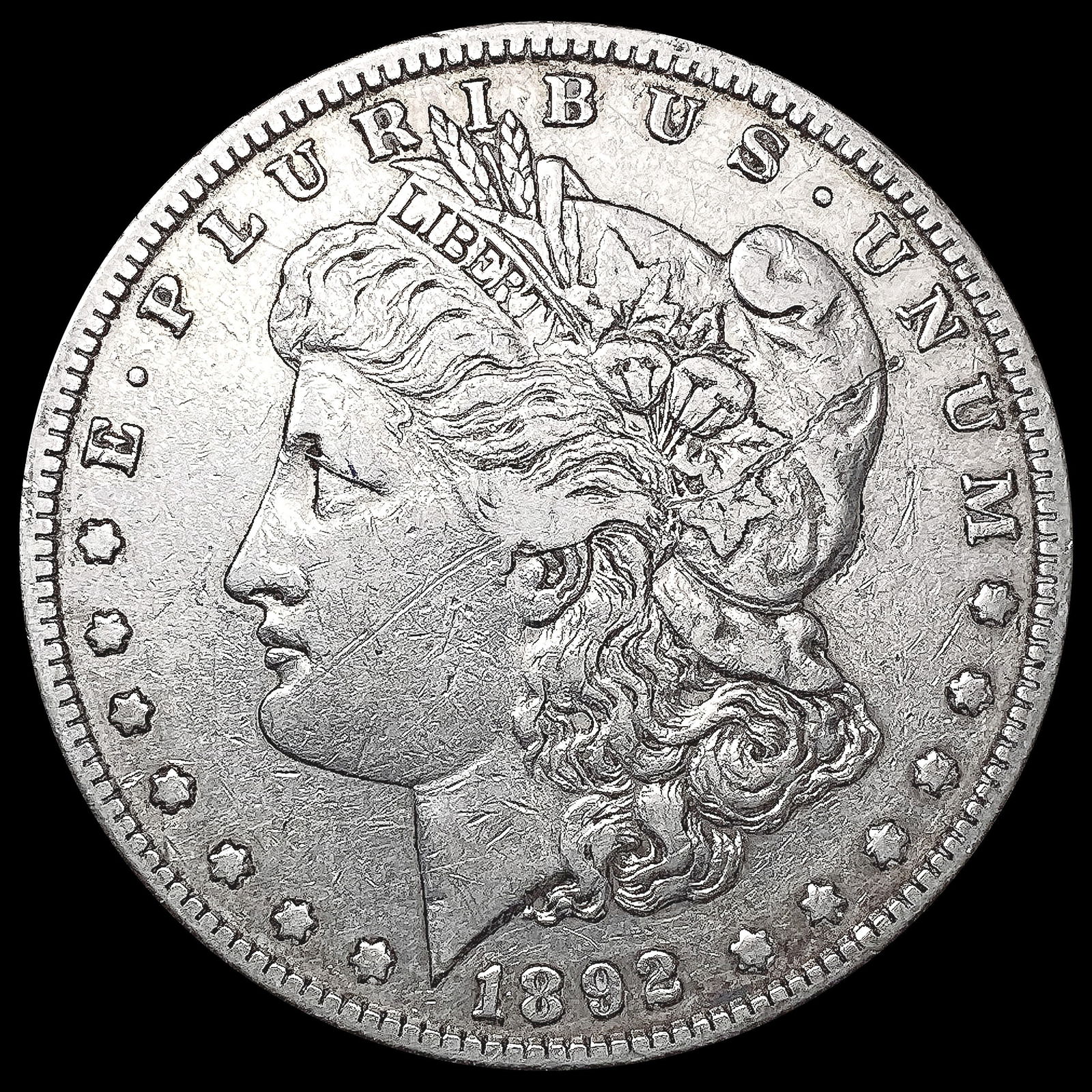 1892-S Morgan Silver Dollar LIGHTLY CIRCULATED (1 of 2)