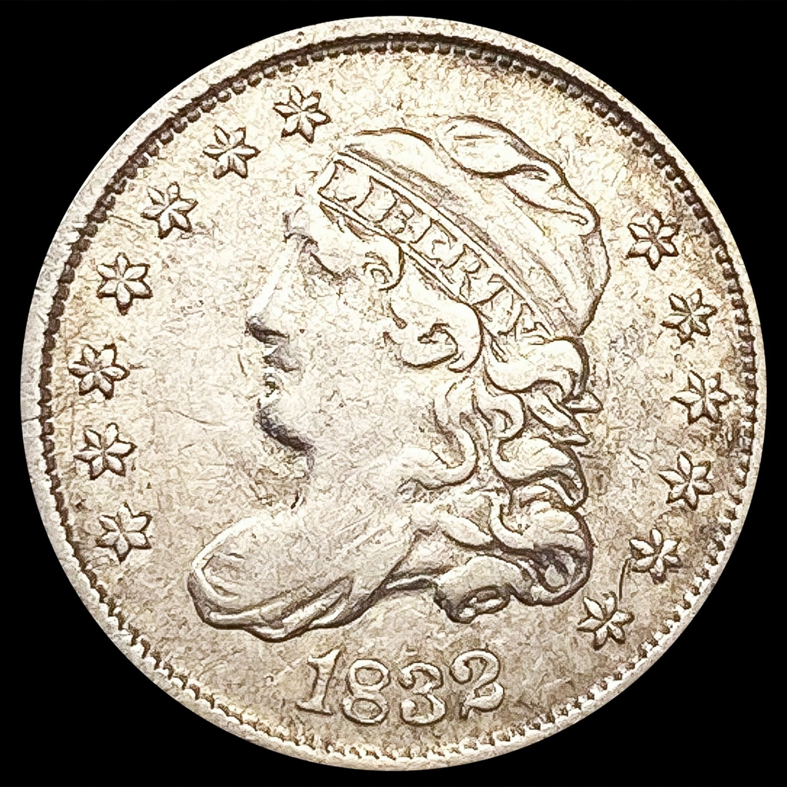 1832 Capped Bust Half Dime NEARLY UNCIRCULATED (1 of 2)