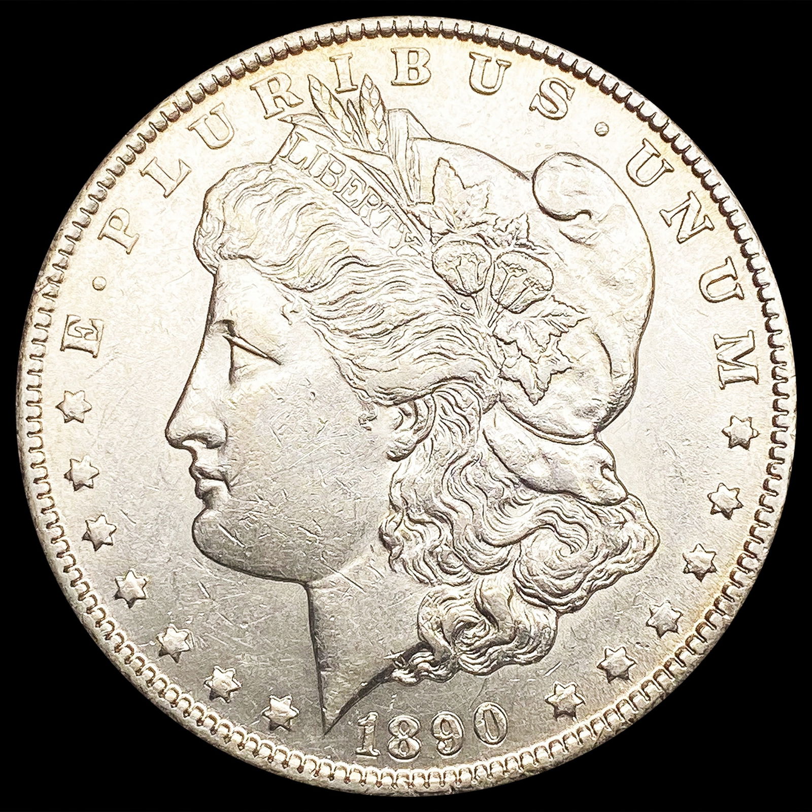1890-CC Morgan Silver Dollar CHOICE AU (1 of 2)