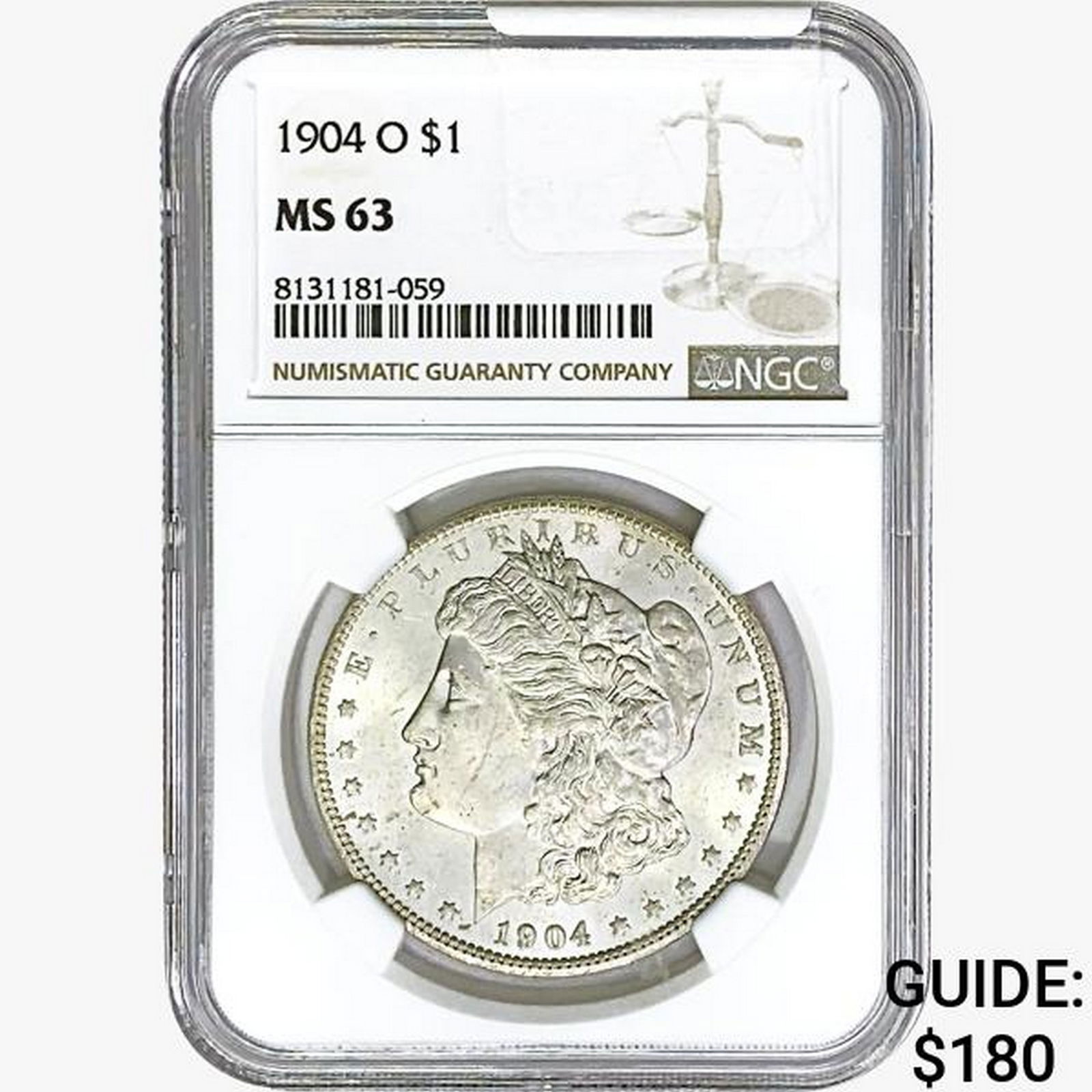 1904-O Morgan Silver Dollar NGC MS63 (1 of 2)