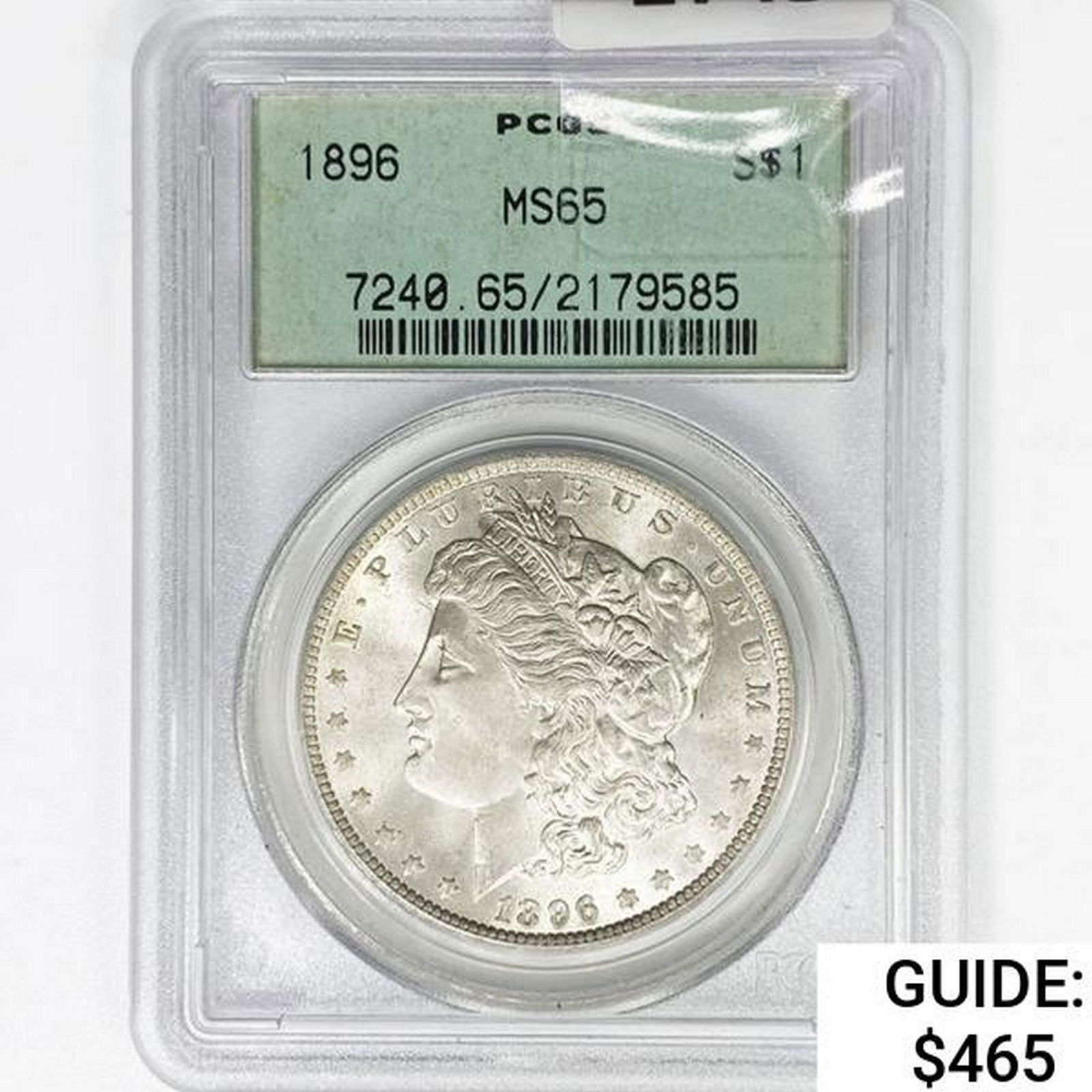 1896 Morgan Silver Dollar PCGS MS65 (1 of 2)