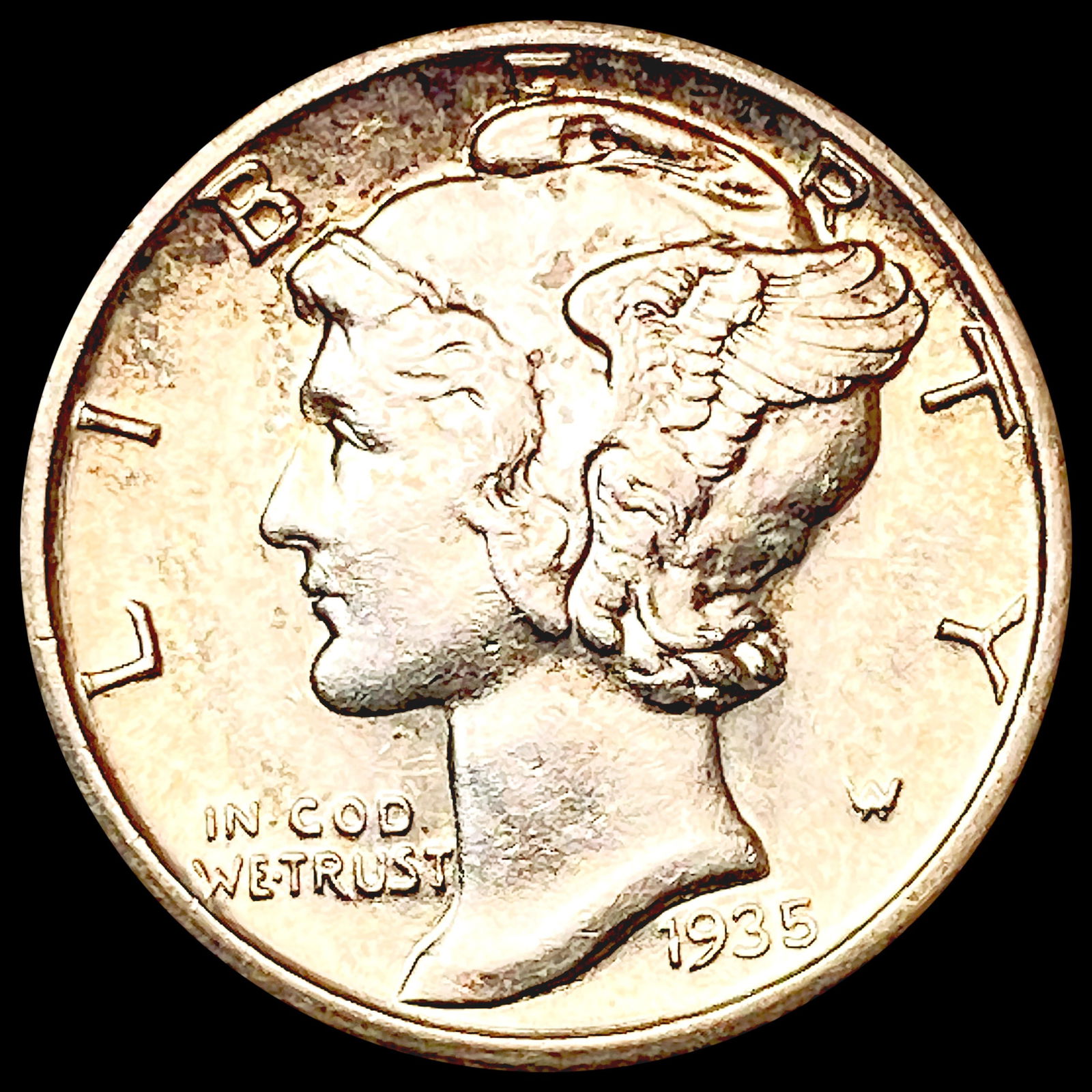 1935-S Mercury Dime UNCIRCULATED (1 of 2)